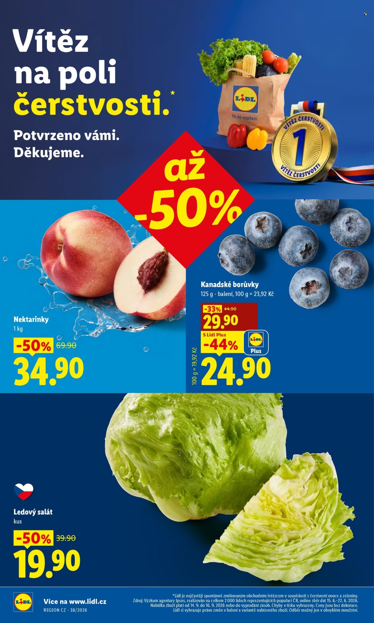 LIDL leták - Od pondělí 14.9.2026