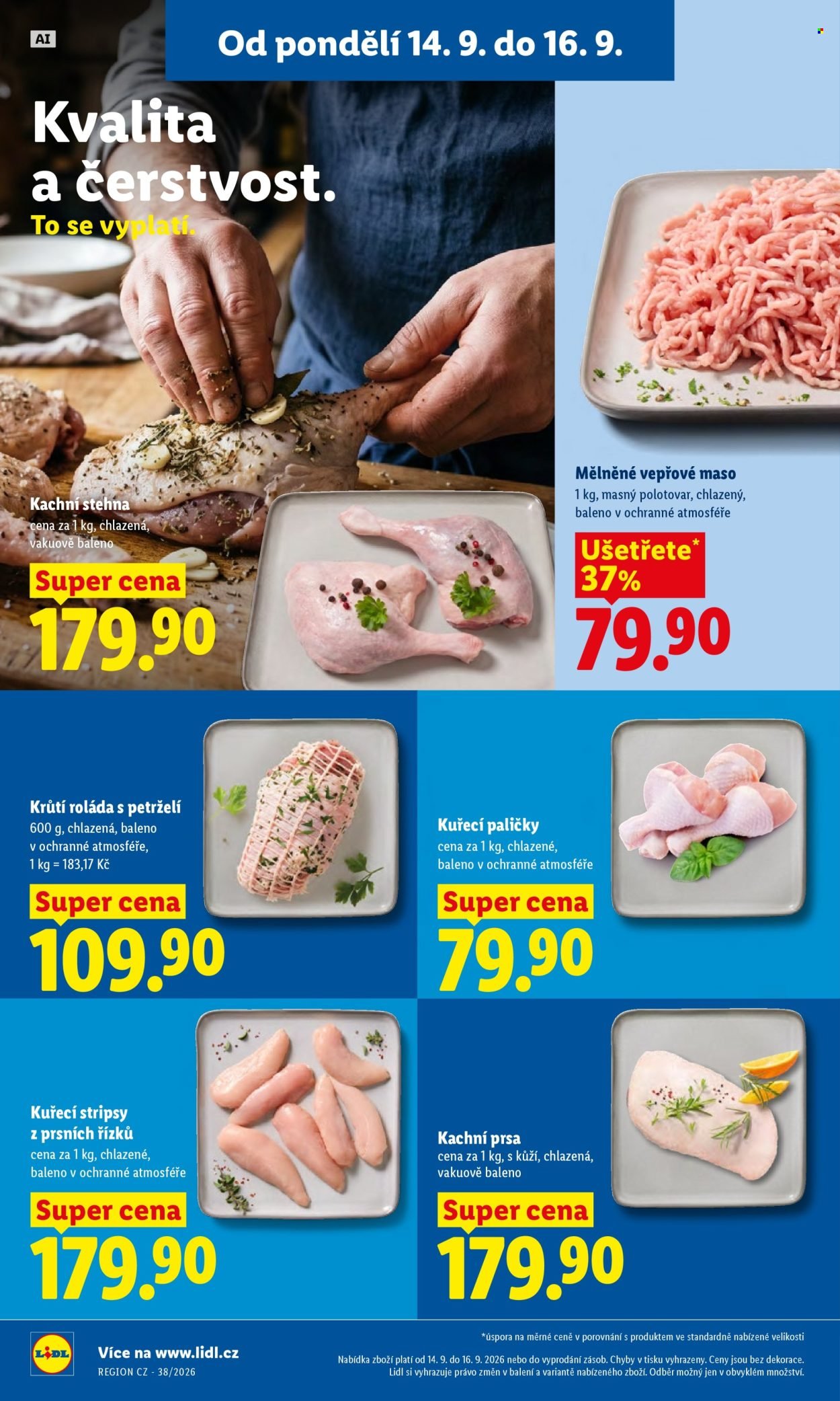 LIDL leták - Od pondělí 14.9.2026