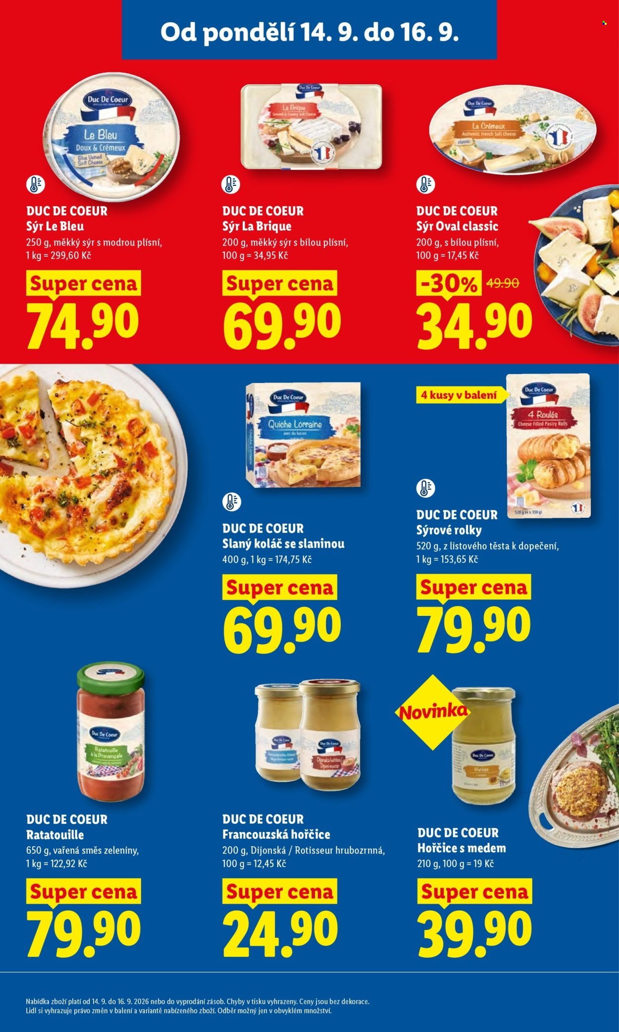 LIDL leták - Od pondělí 14.9.2026
