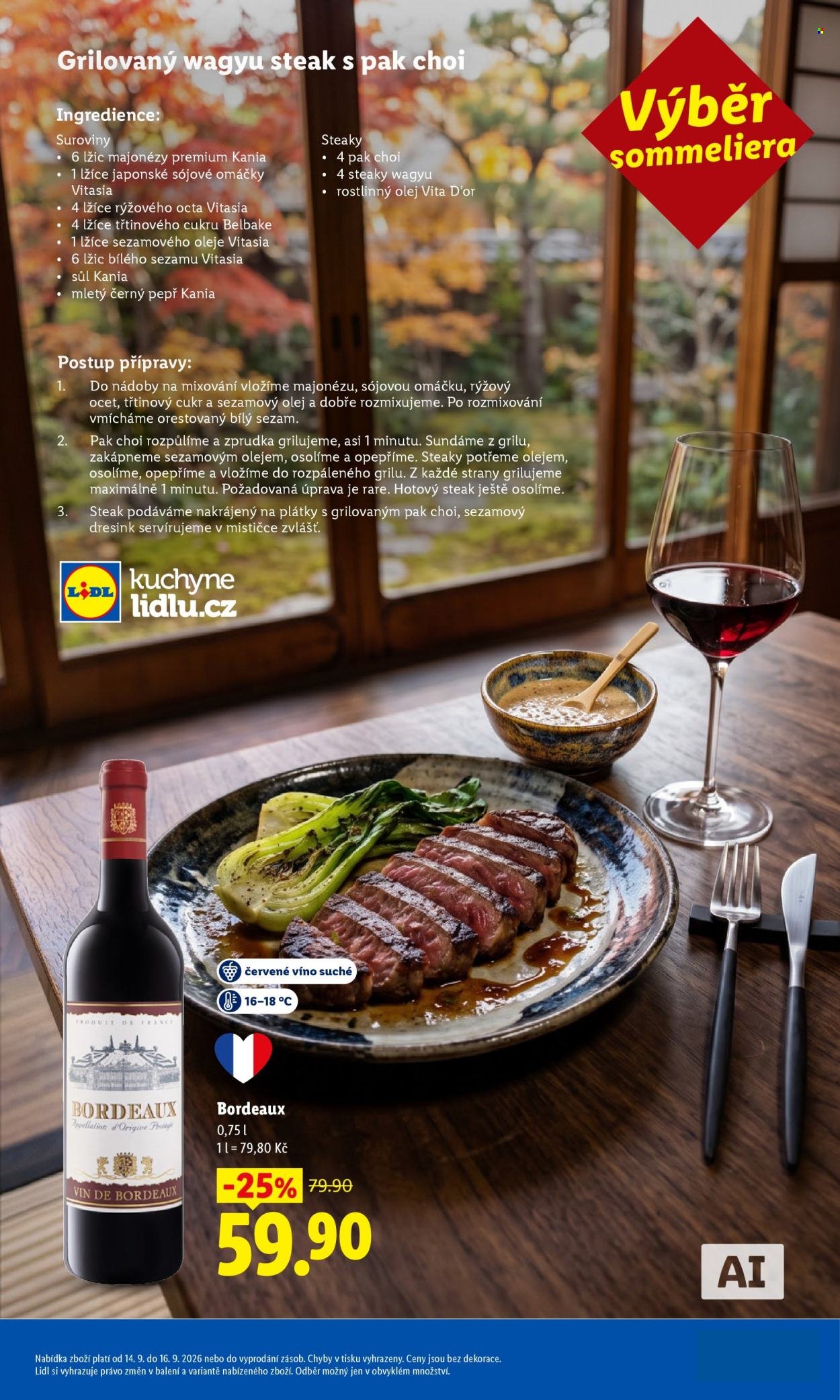LIDL leták - Od pondělí 14.9.2026