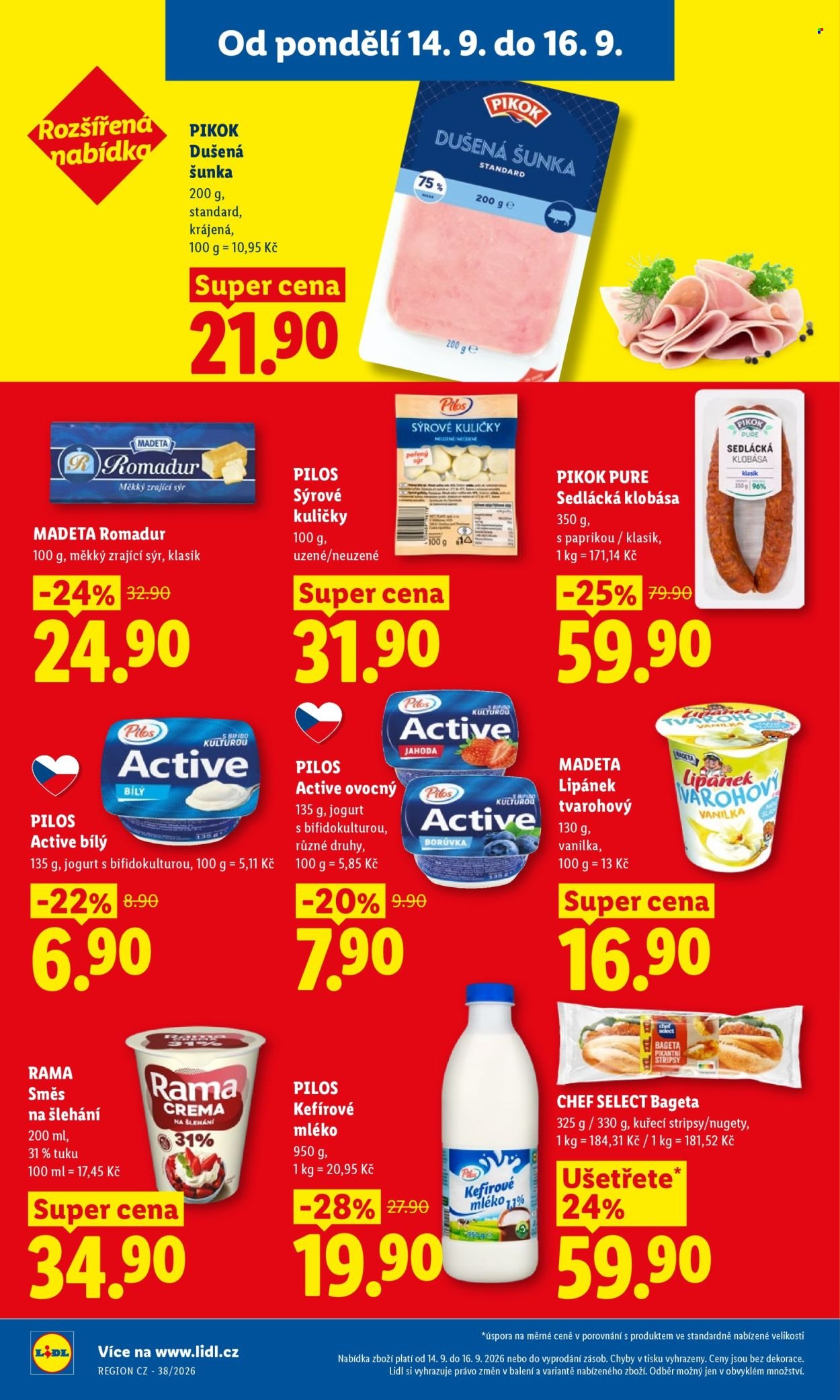 LIDL leták - Od pondělí 14.9.2026