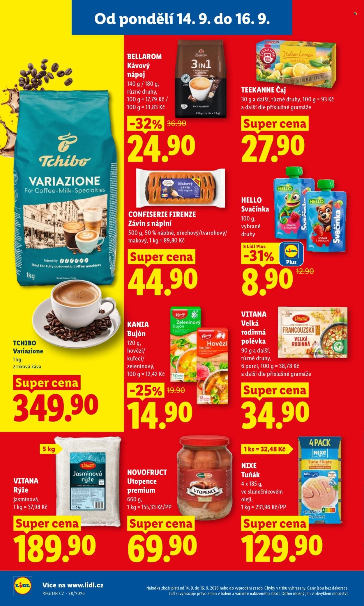 LIDL leták - Od pondělí 14.9.2026