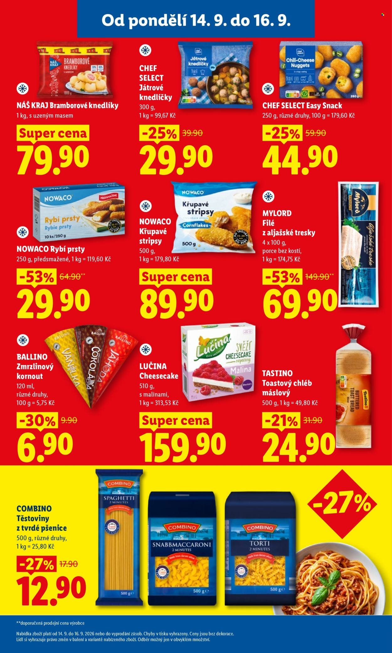 LIDL leták - Od pondělí 14.9.2026