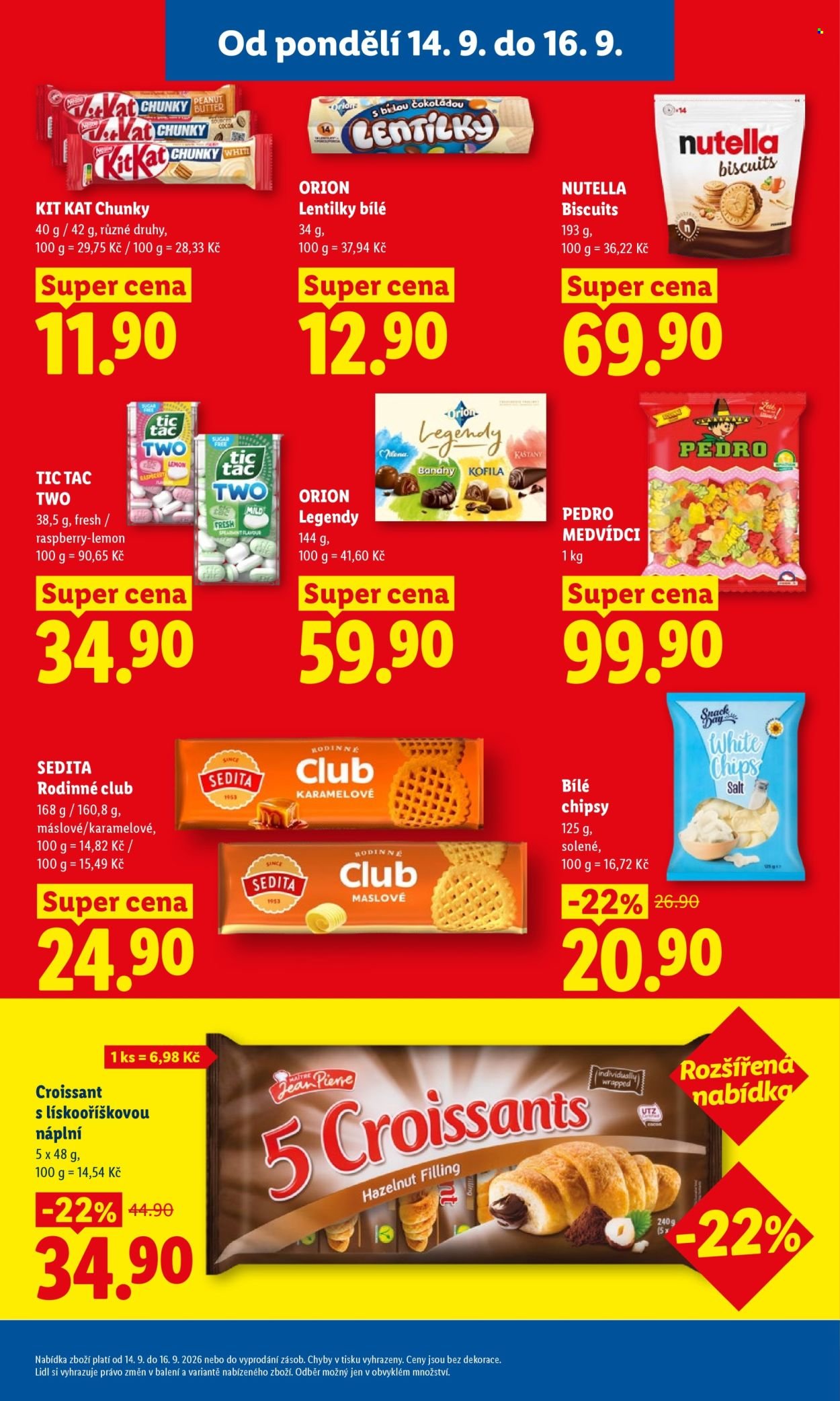 LIDL leták - Od pondělí 14.9.2026