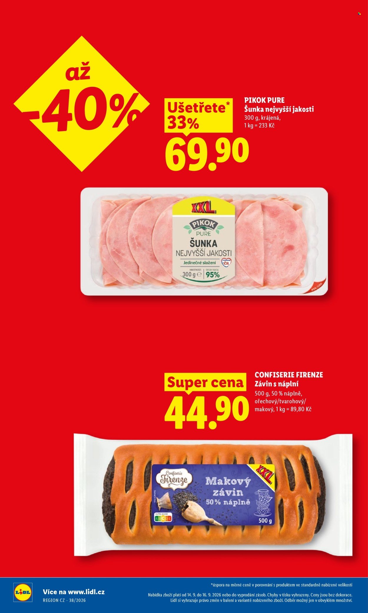 LIDL leták - Od pondělí 14.9.2026