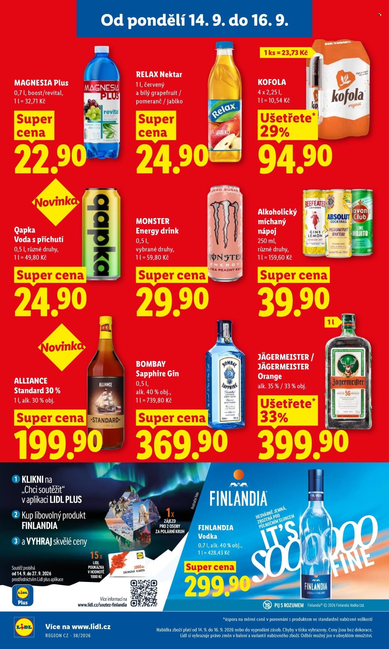 LIDL leták - Od pondělí 14.9.2026