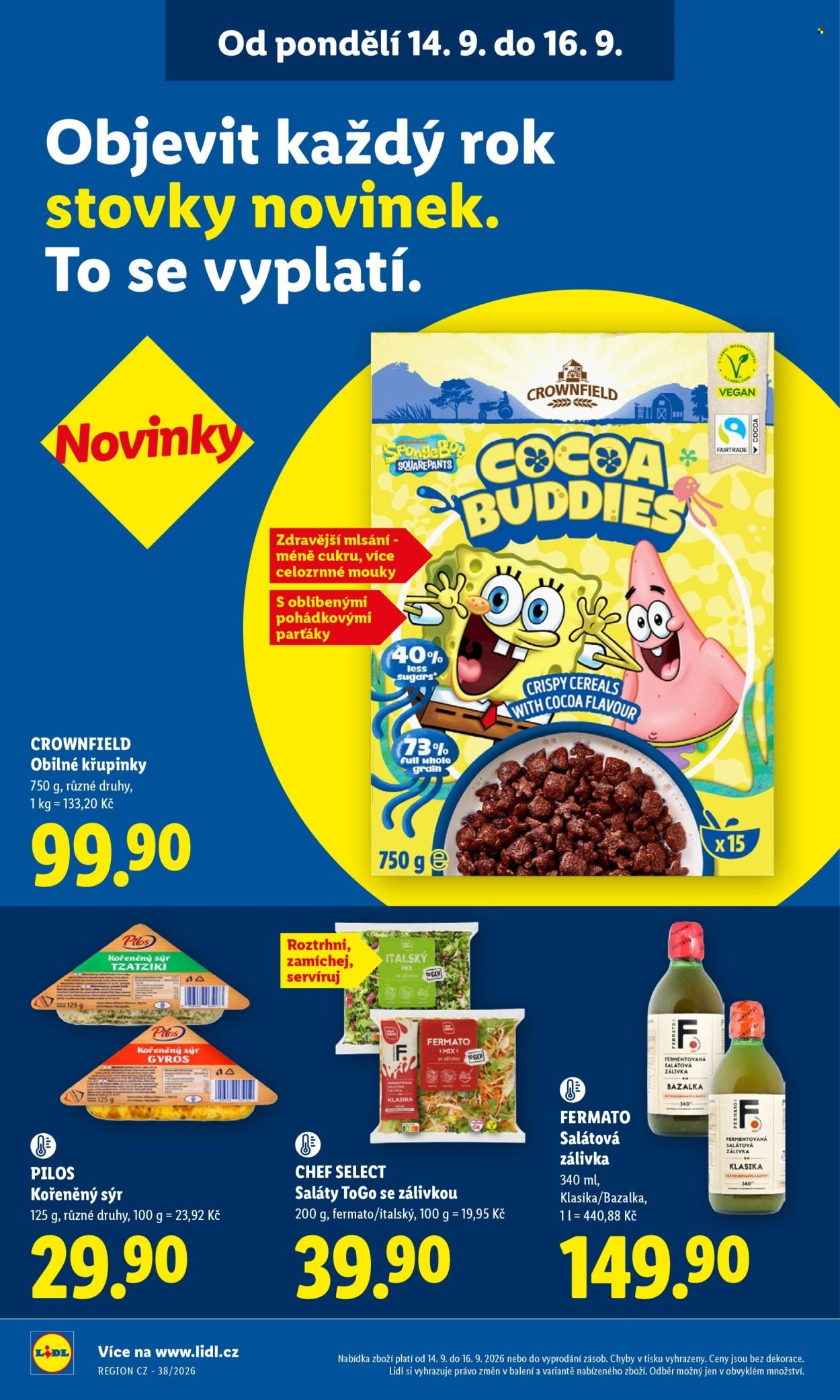 LIDL leták - Od pondělí 14.9.2026