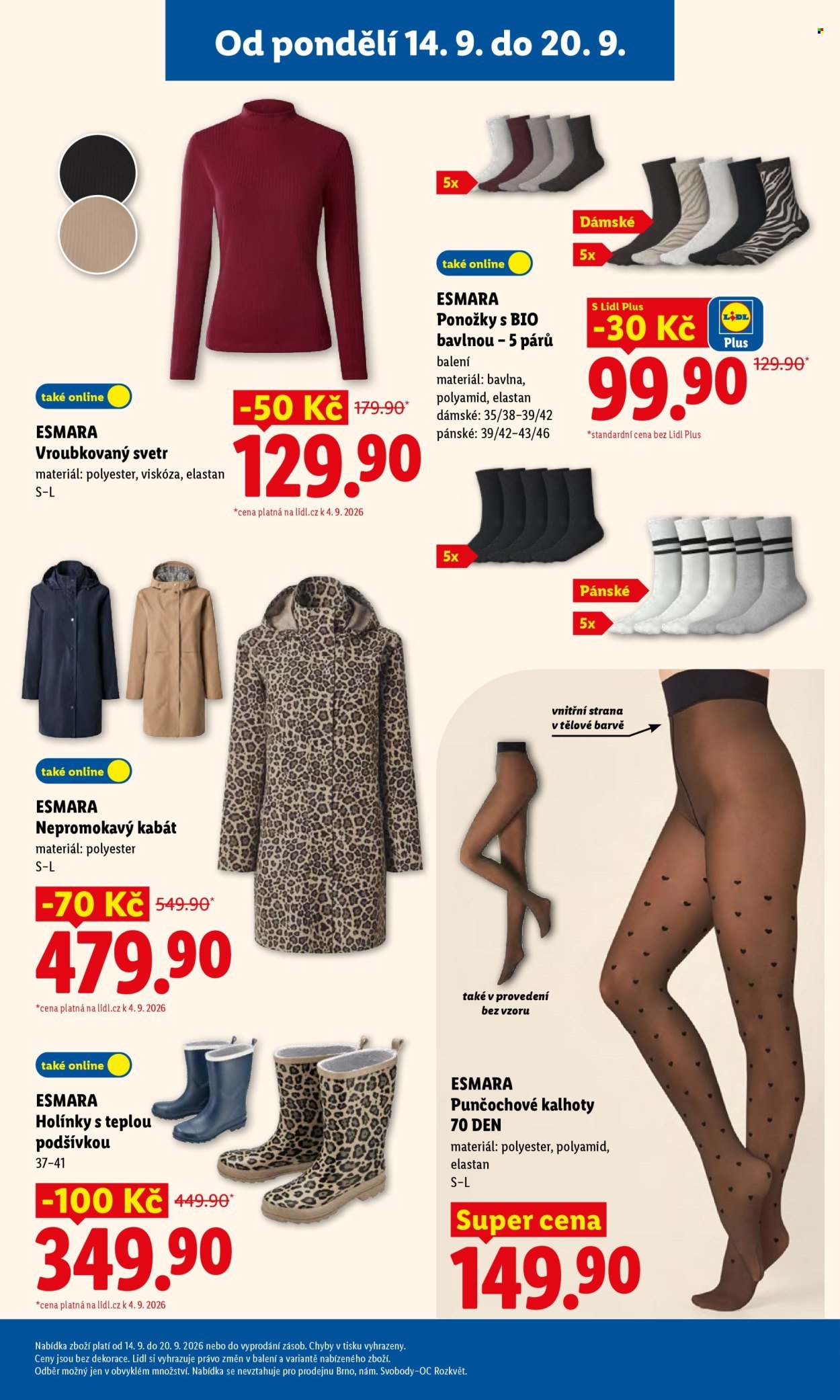 LIDL leták - Od pondělí 14.9.2026