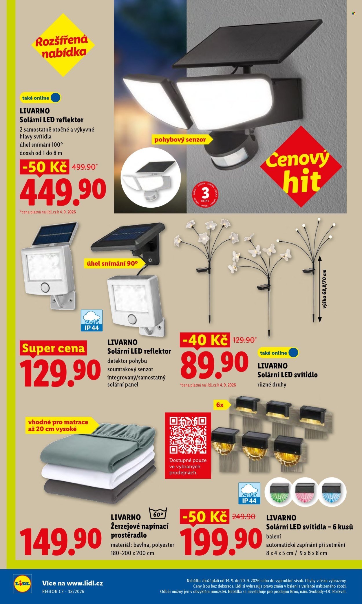LIDL leták - Od pondělí 14.9.2026