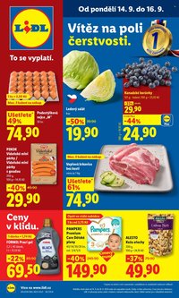 LIDL leták - Od pondělí 14.9.2026