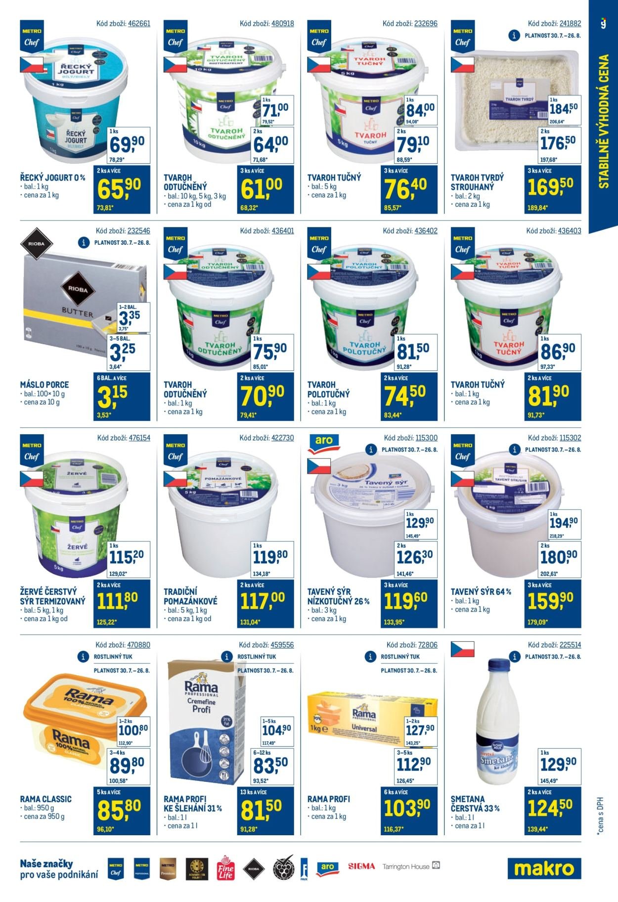 MAKRO leták - Stabilně výhodná cena - gastronomie (2025-07-30 - 2025-09-23)