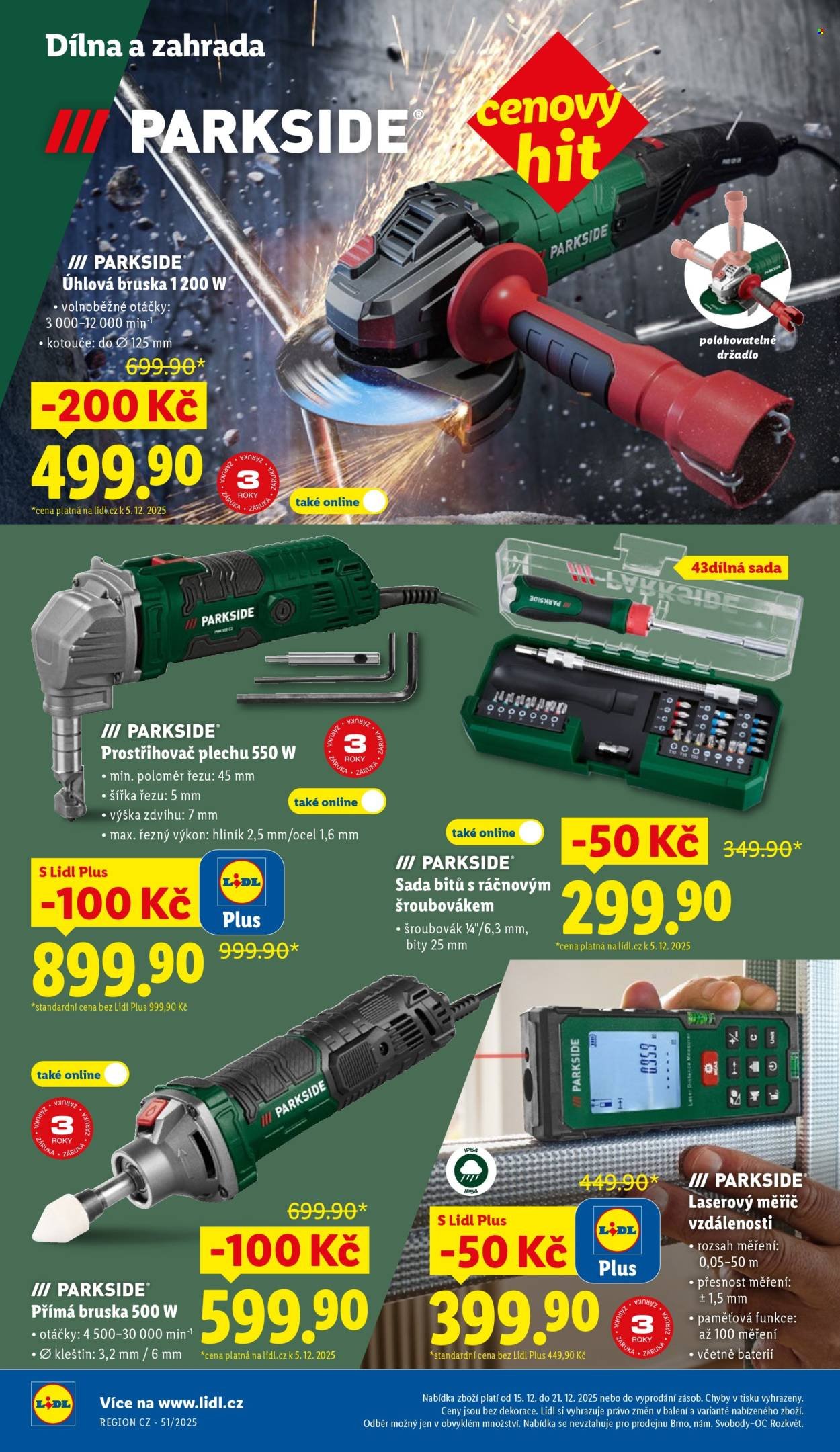 LIDL leták - Spotřební zboží (2025-12-15 - 2025-12-21)