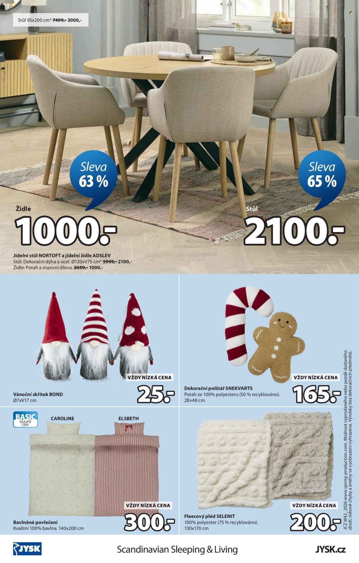 JYSK leták - Skandinávská kvalita za výhodnou cenu
