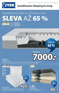 JYSK leták - Skandinávská kvalita za výhodnou cenu