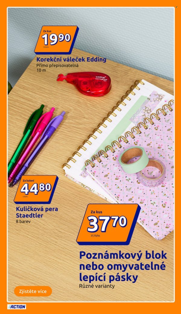 ACTION leták - Od středy 13.8.2025 (2025-08-13 - 2025-08-19)
