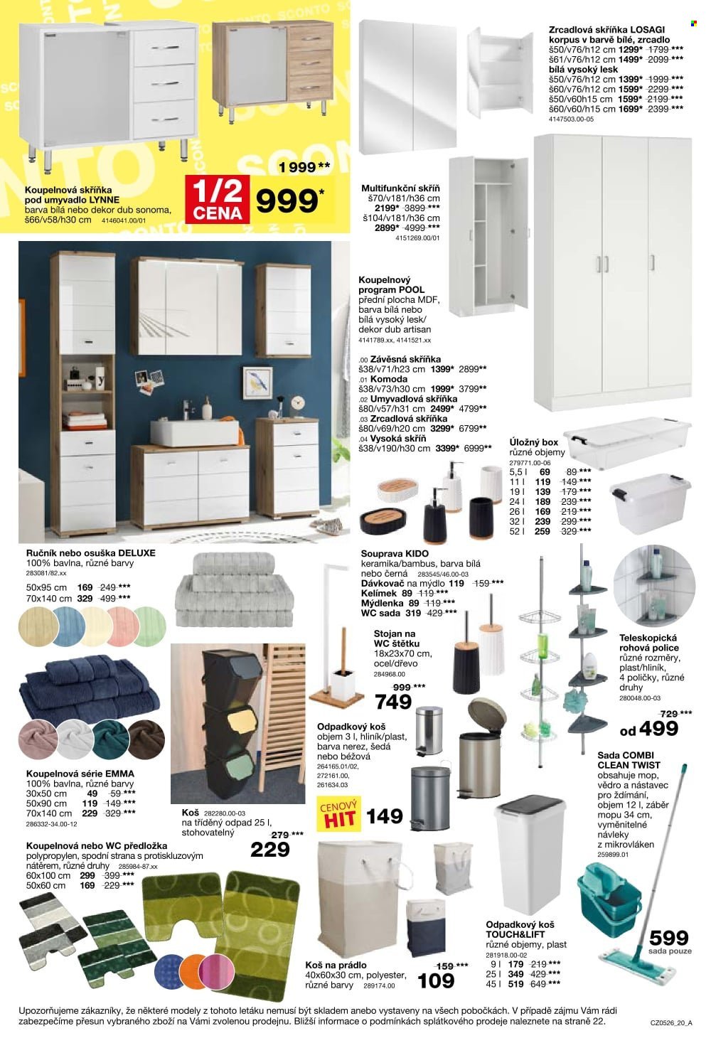 SCONTO NÁBYTEK leták - -40% na ložnice, postele, matrace, rošty, šatní skříně, komody, noční stolky (2026-03-25 - 2026-04-21)