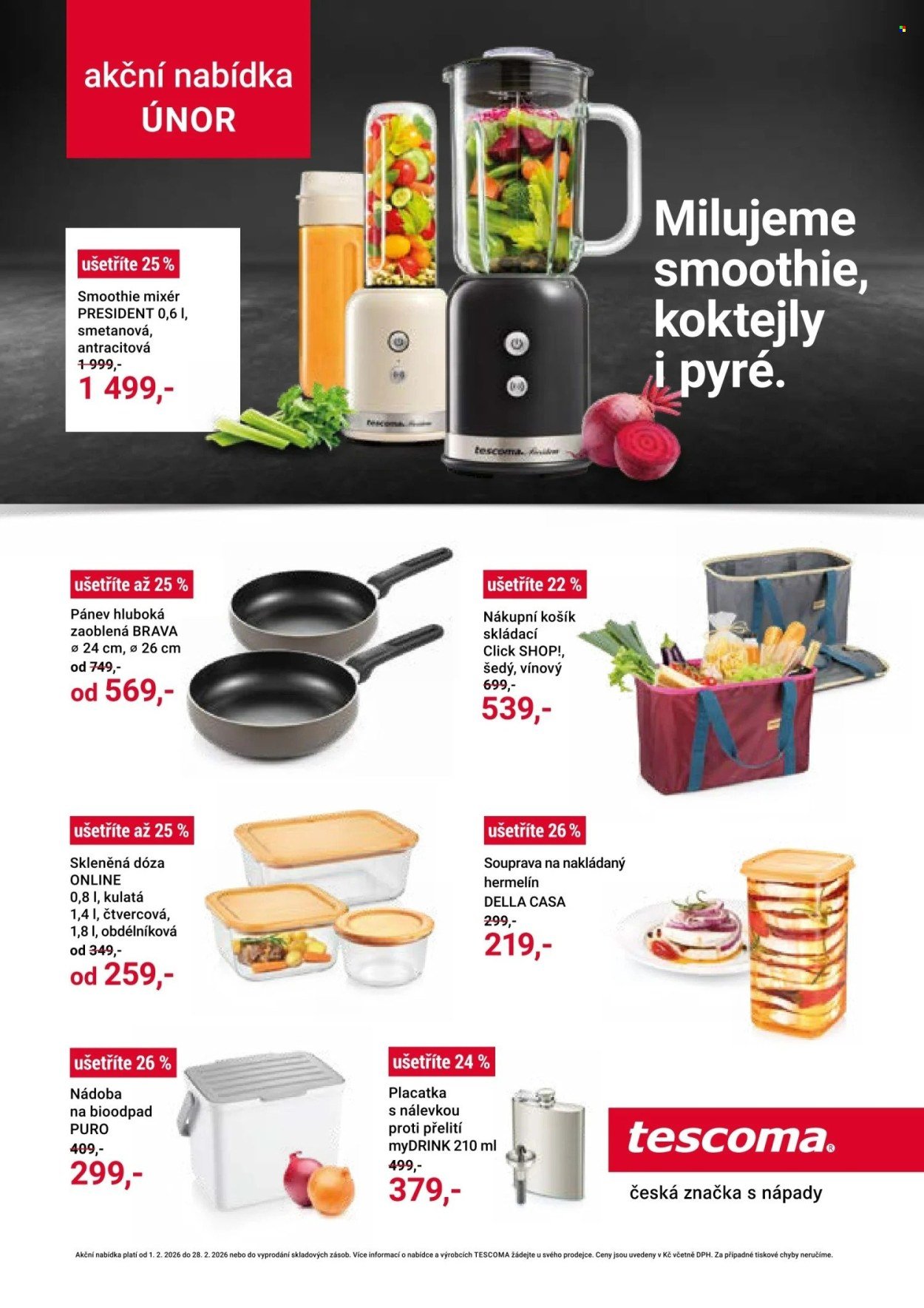 TESCOMA leták - Akční nabídka únor (2026-02-01 - 2026-02-28)