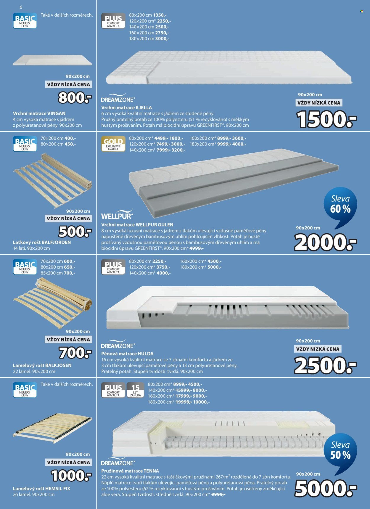 JYSK leták - Skandinávská kvalita za výhodnou cenu