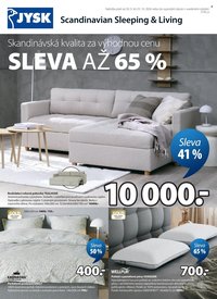 JYSK leták - Skandinávská kvalita za výhodnou cenu