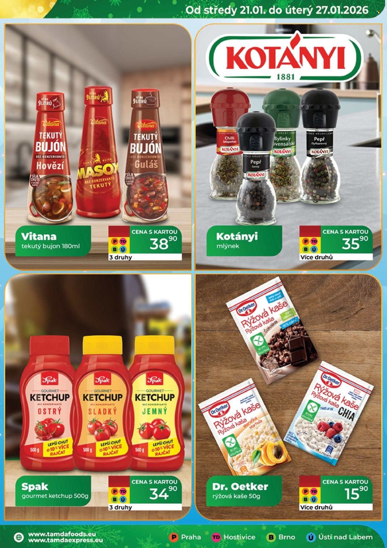 TAMDA FOODS leták - Od středy 21.1.2026 (2026-01-21 - 2026-01-27)