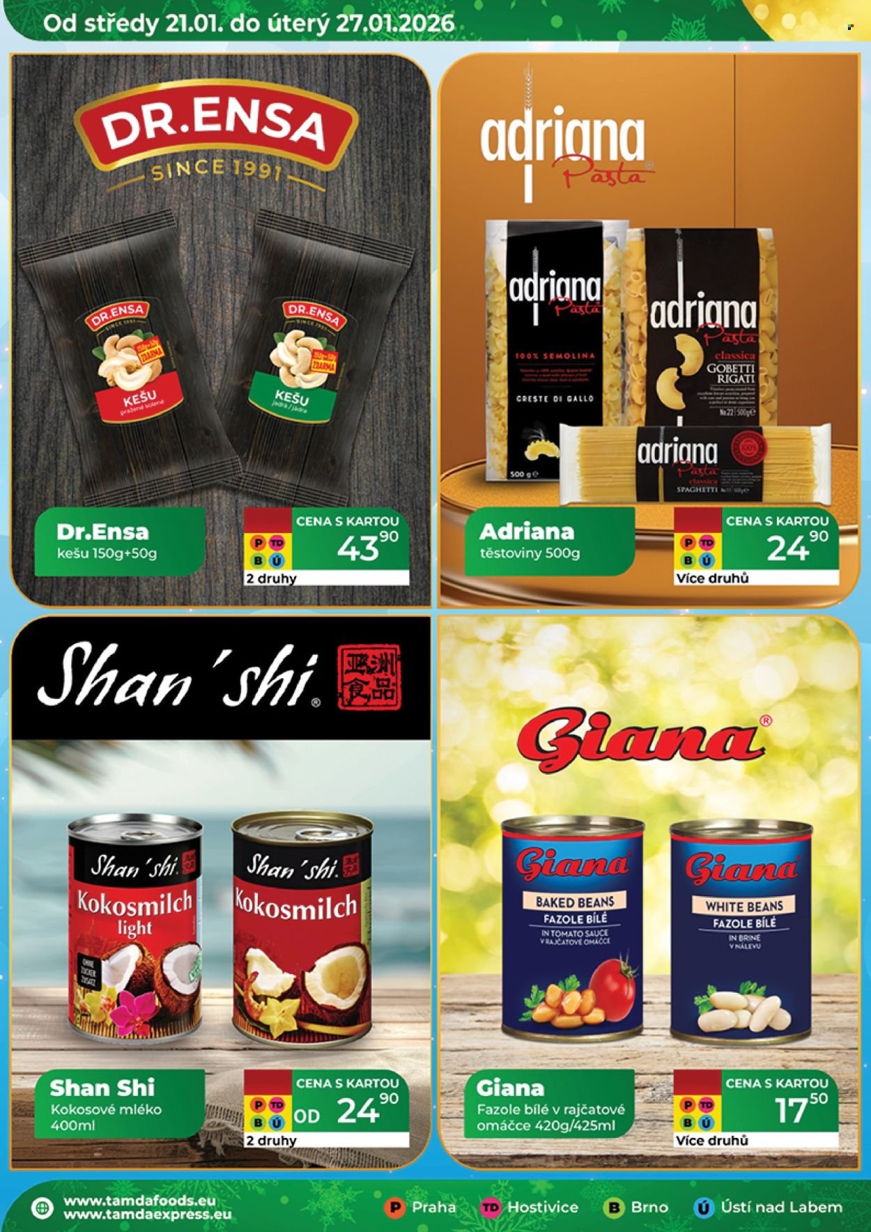 TAMDA FOODS leták - Od středy 21.1.2026 (2026-01-21 - 2026-01-27)