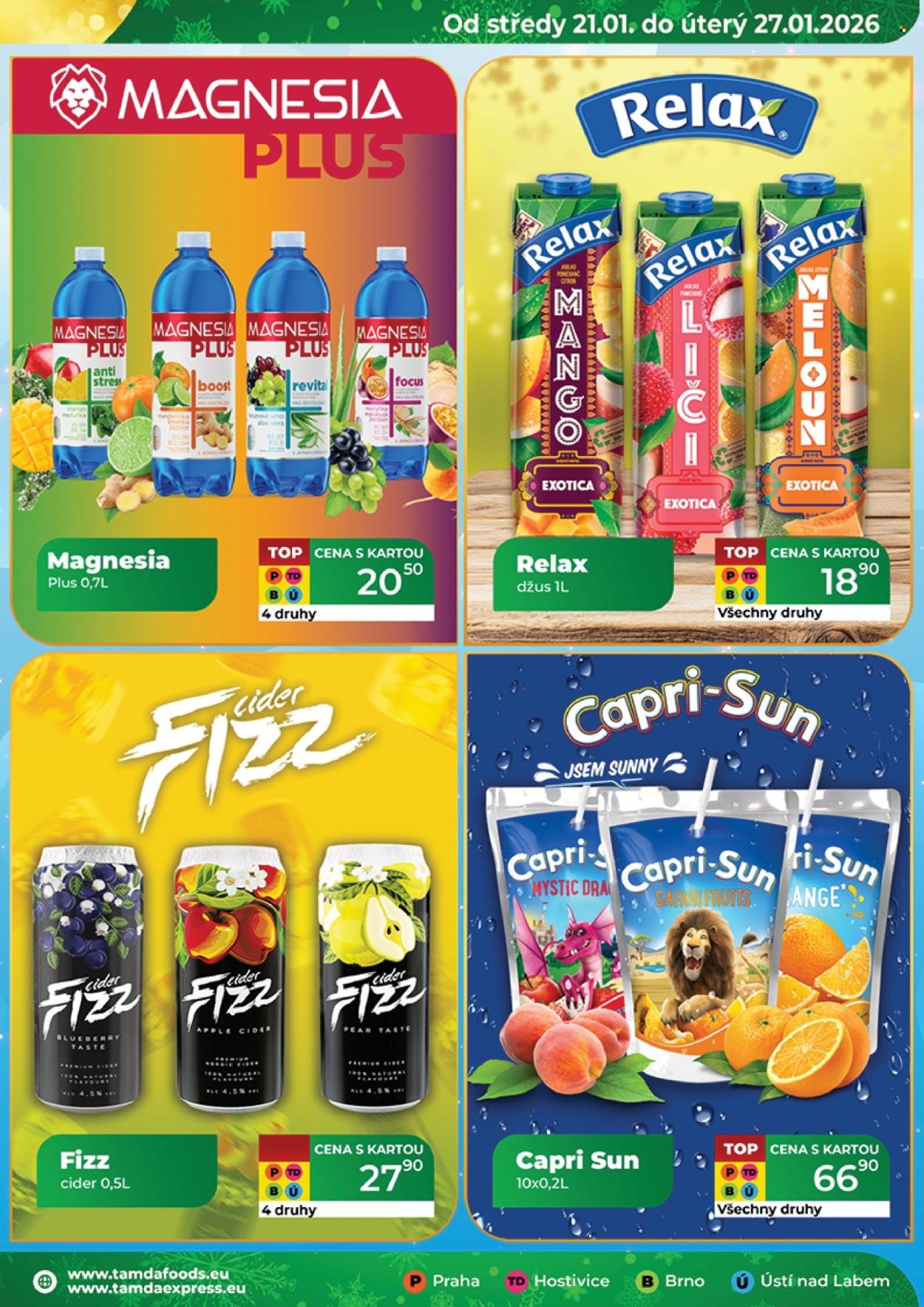 TAMDA FOODS leták - Od středy 21.1.2026 (2026-01-21 - 2026-01-27)