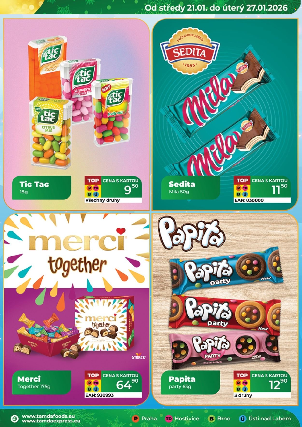 TAMDA FOODS leták - Od středy 21.1.2026 (2026-01-21 - 2026-01-27)