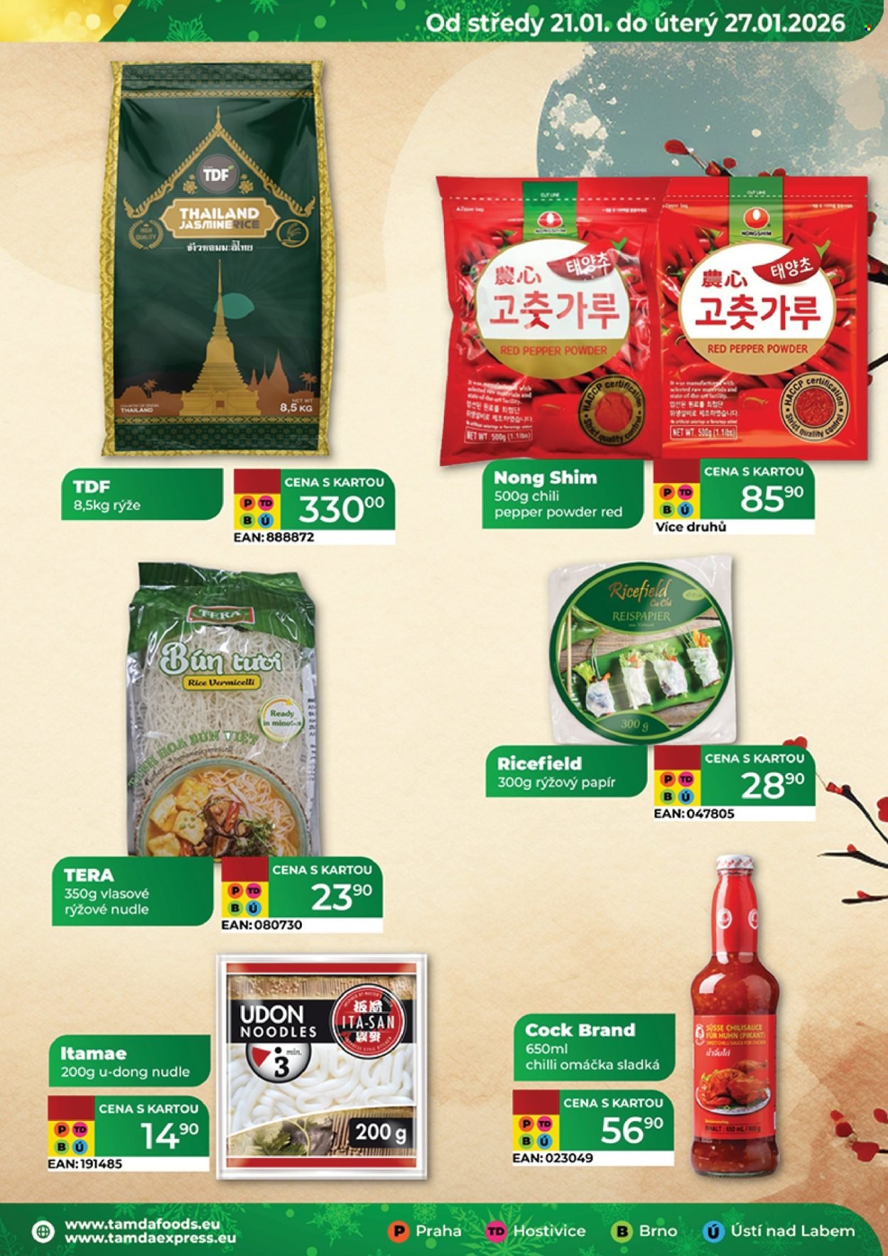 TAMDA FOODS leták - Od středy 21.1.2026 (2026-01-21 - 2026-01-27)