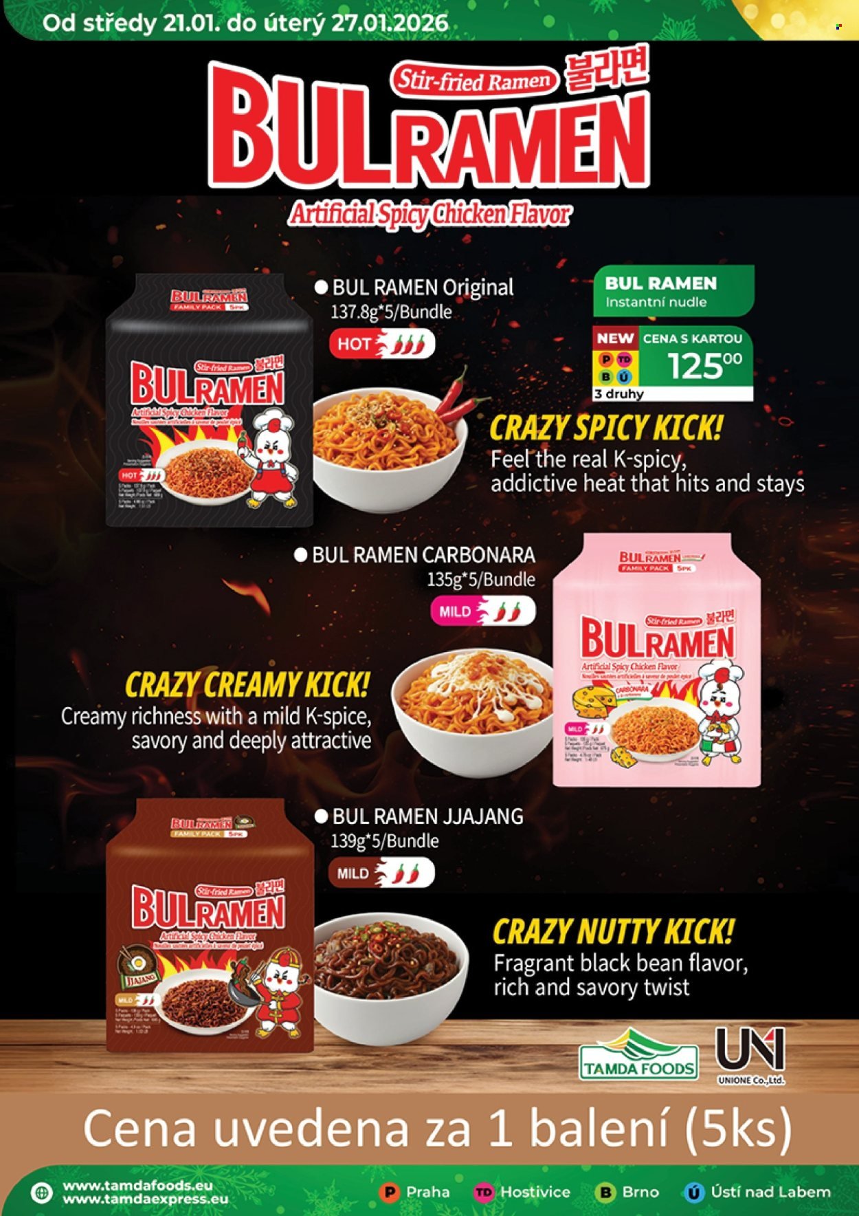 TAMDA FOODS leták - Od středy 21.1.2026 (2026-01-21 - 2026-01-27)