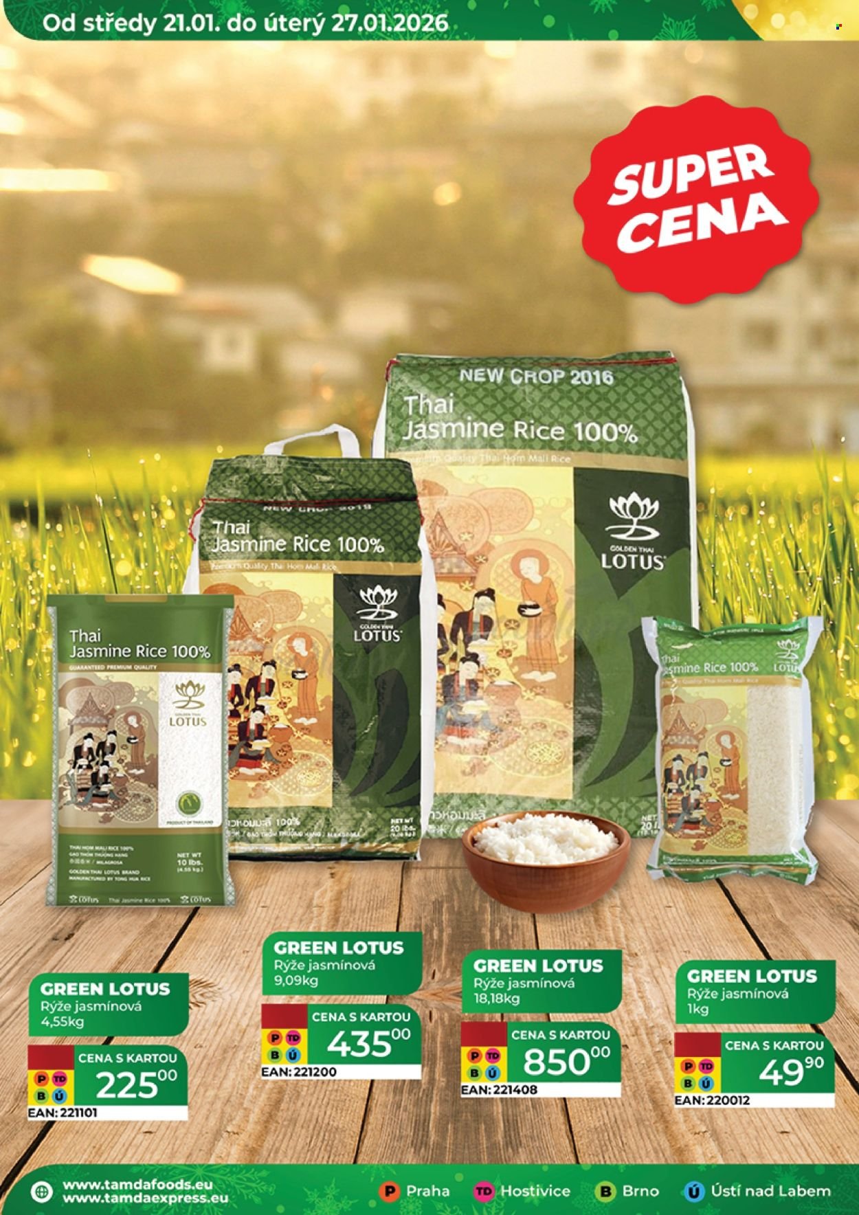 TAMDA FOODS leták - Od středy 21.1.2026 (2026-01-21 - 2026-01-27)