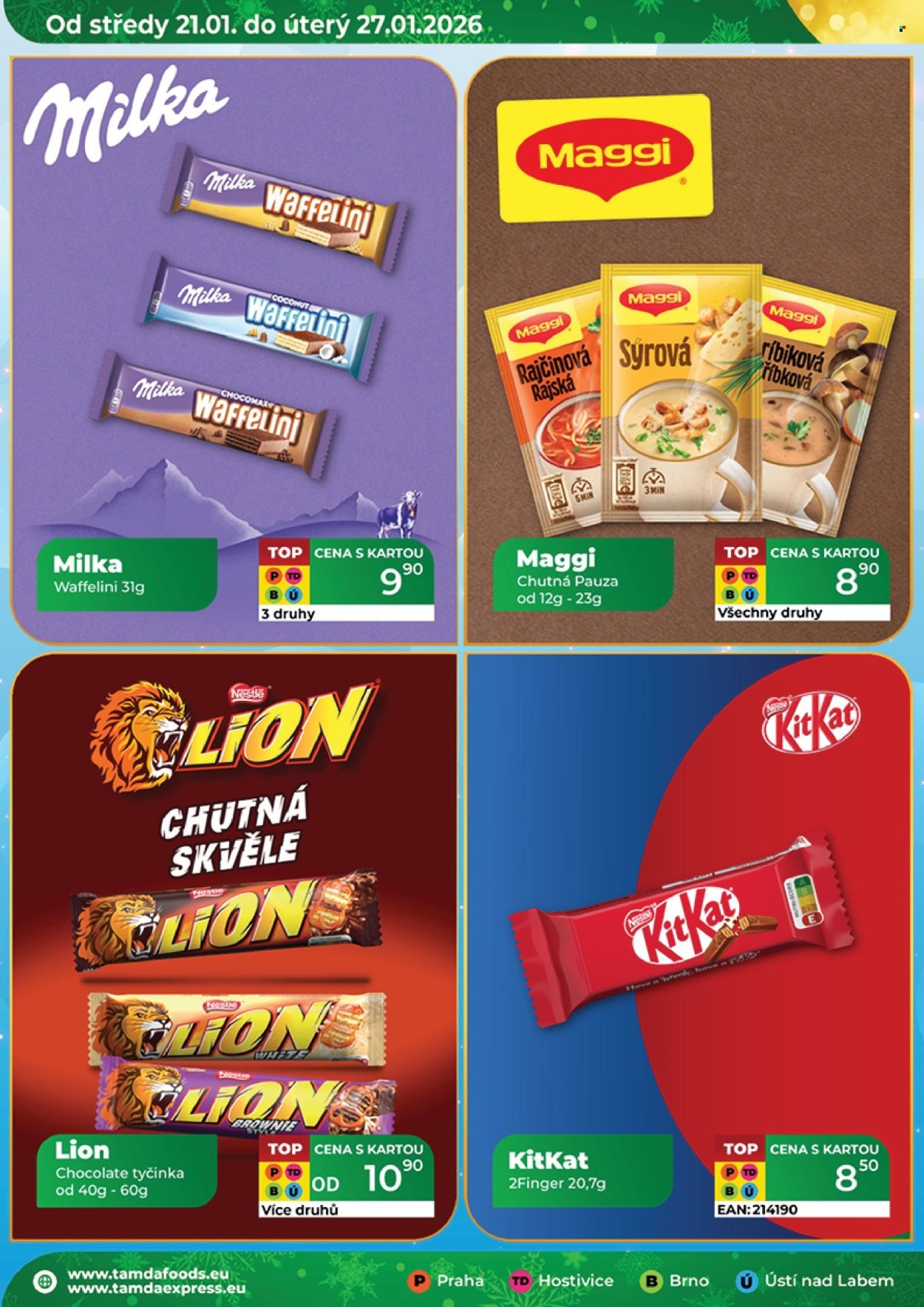 TAMDA FOODS leták - Od středy 21.1.2026 (2026-01-21 - 2026-01-27)