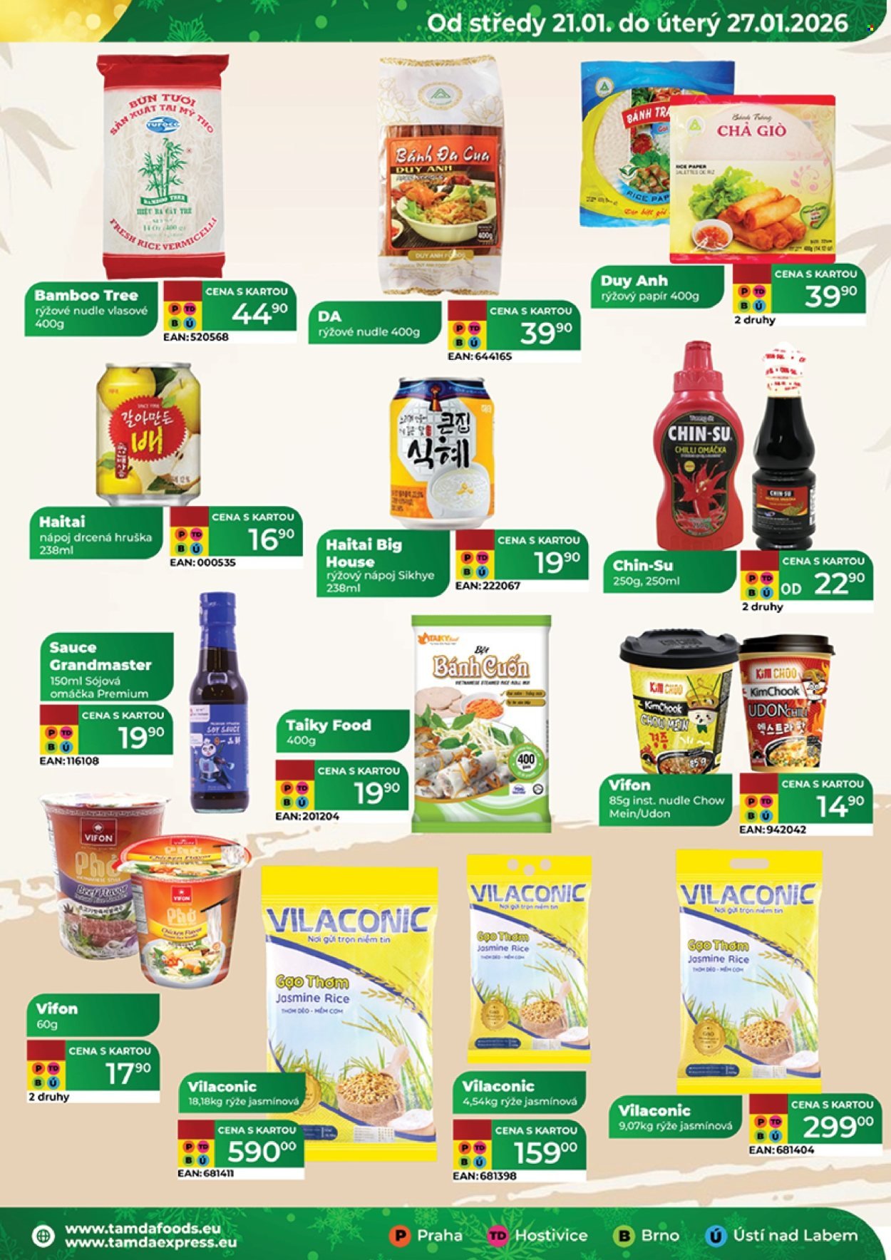 TAMDA FOODS leták - Od středy 21.1.2026 (2026-01-21 - 2026-01-27)