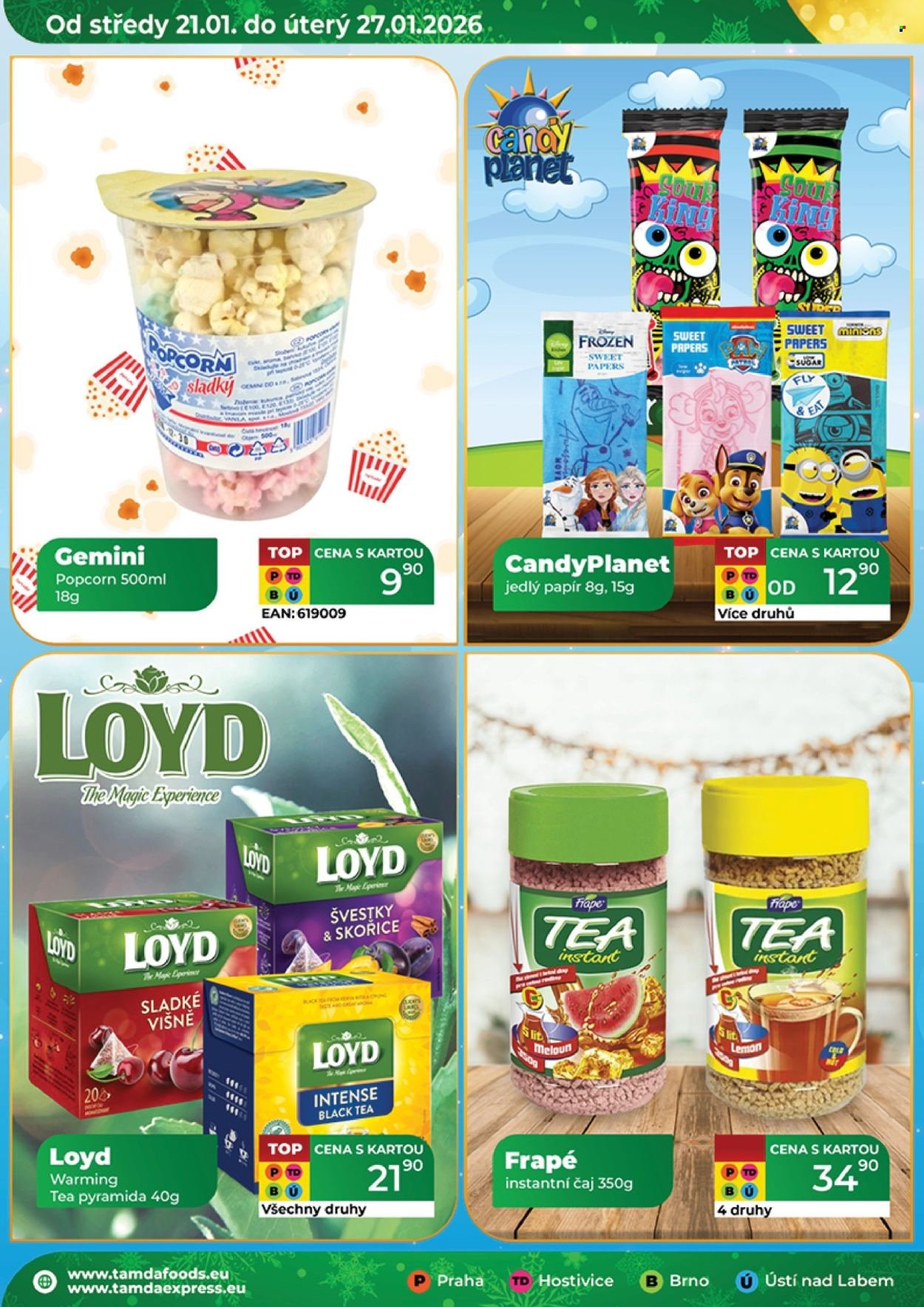 TAMDA FOODS leták - Od středy 21.1.2026 (2026-01-21 - 2026-01-27)