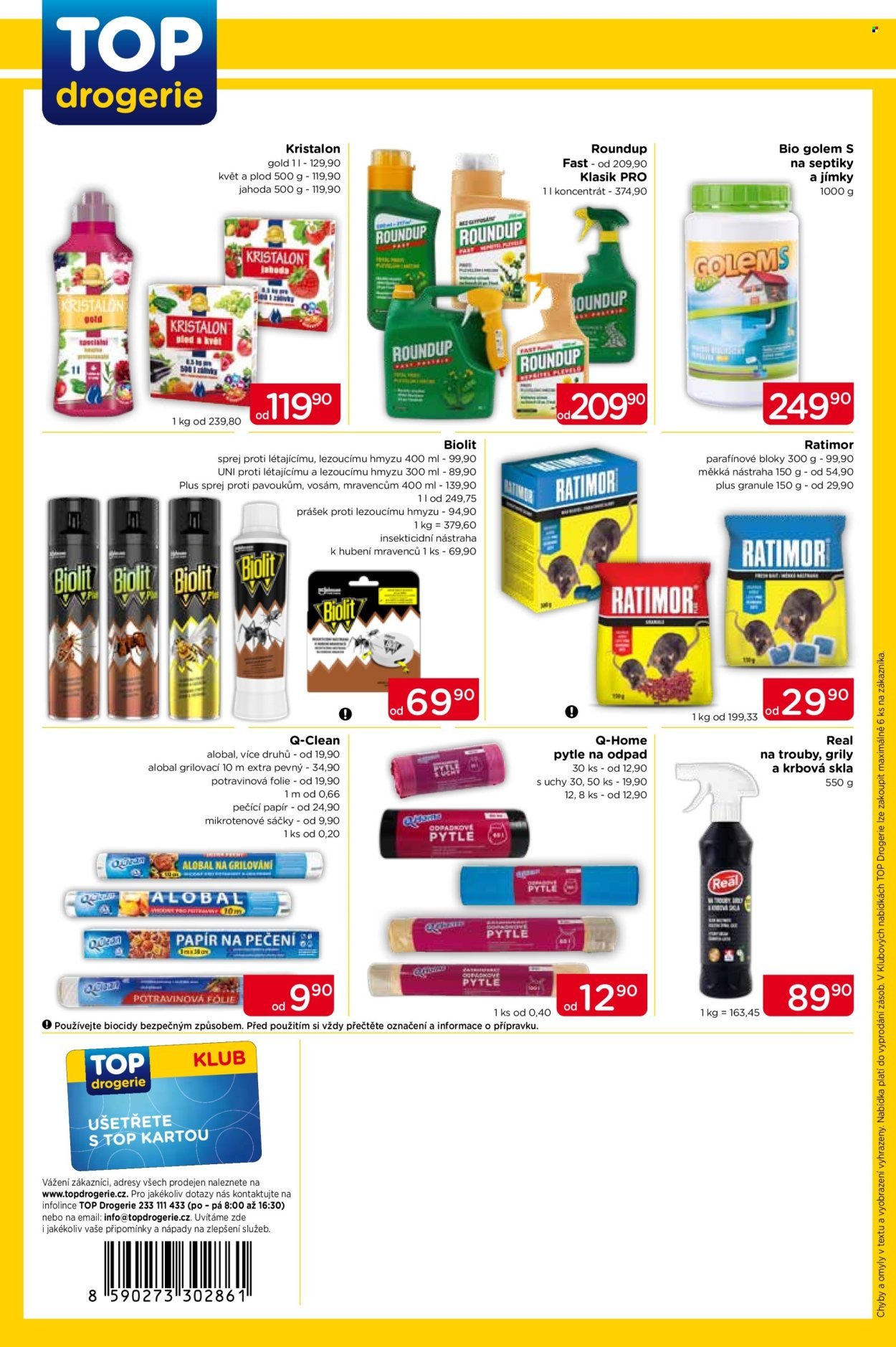 TOP DROGERIE leták - Od čtvrtka 30.4.2026 (2026-04-30 - 2026-05-09)