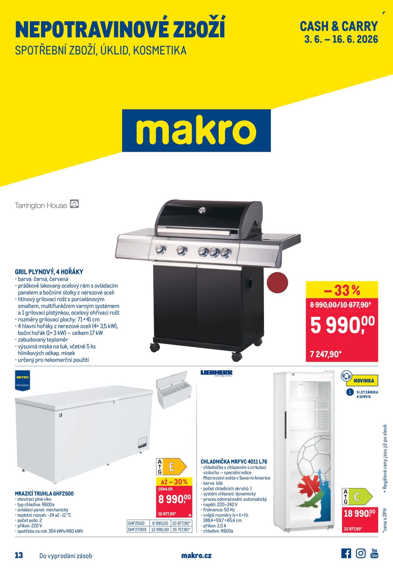 MAKRO leták - Nepotravinové zboží