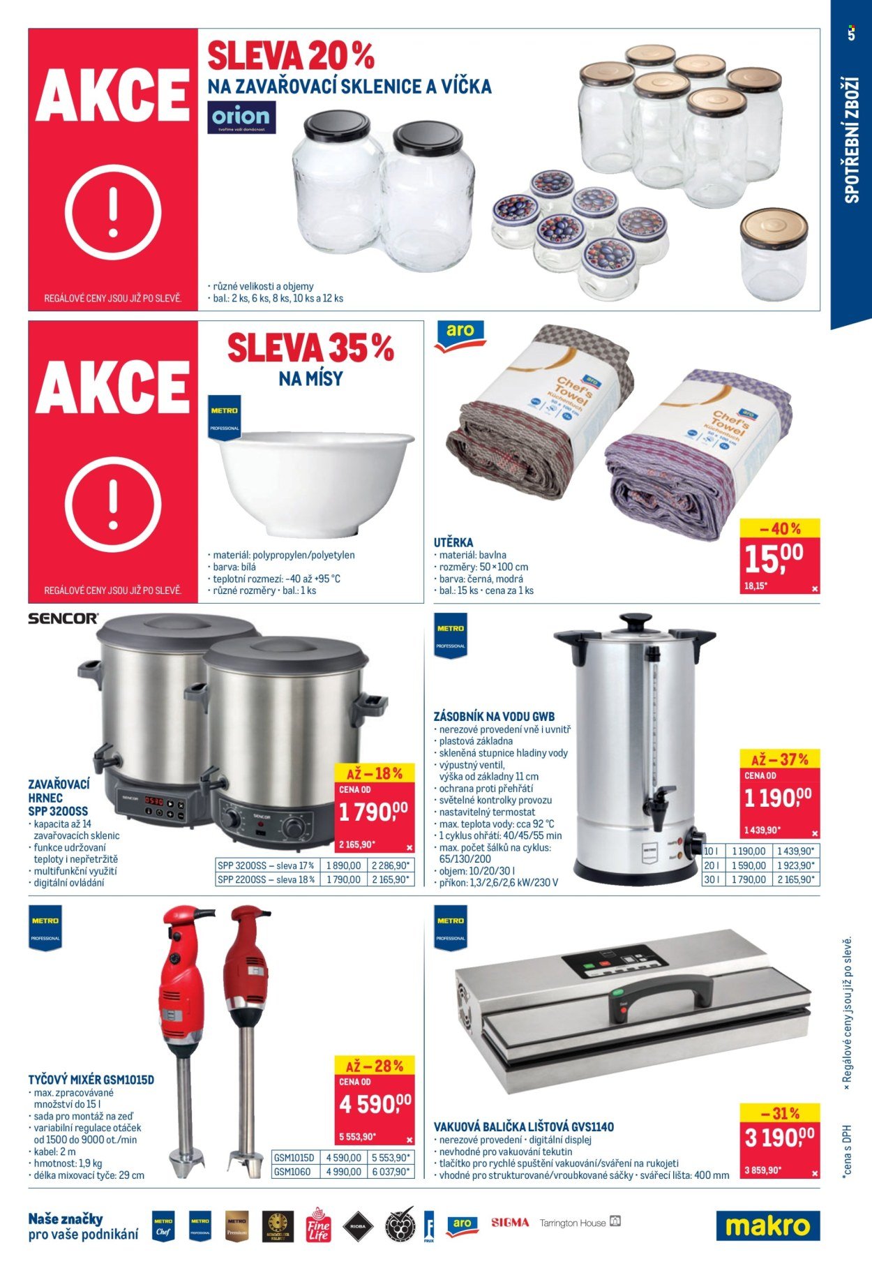 MAKRO leták - Nepotravinové zboží
