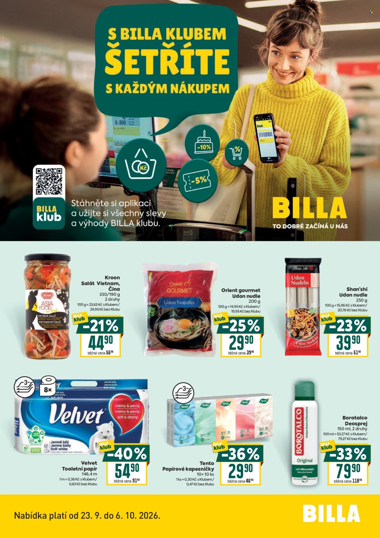 BILLA leták - Klub
