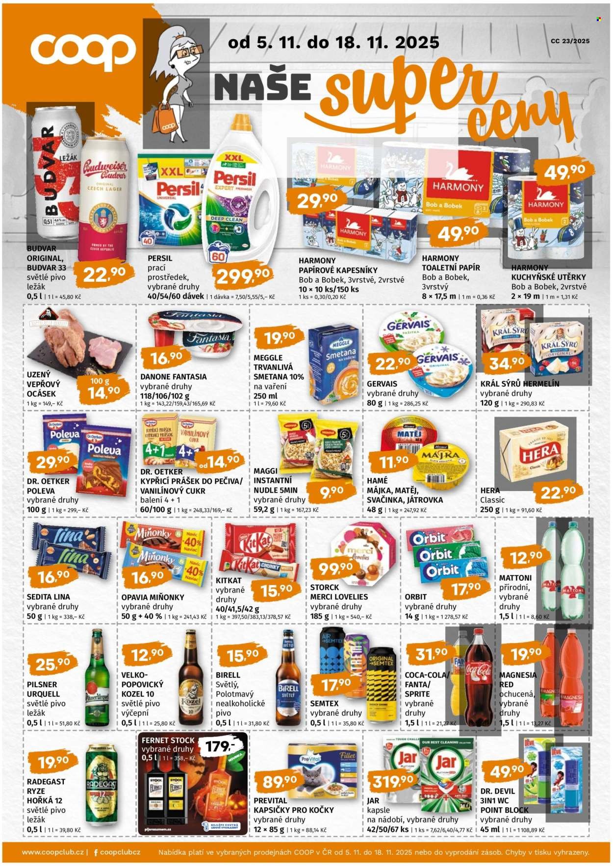 TREFA COOP leták - Od středy 5.11.2025 (2025-11-05 - 2025-11-18)