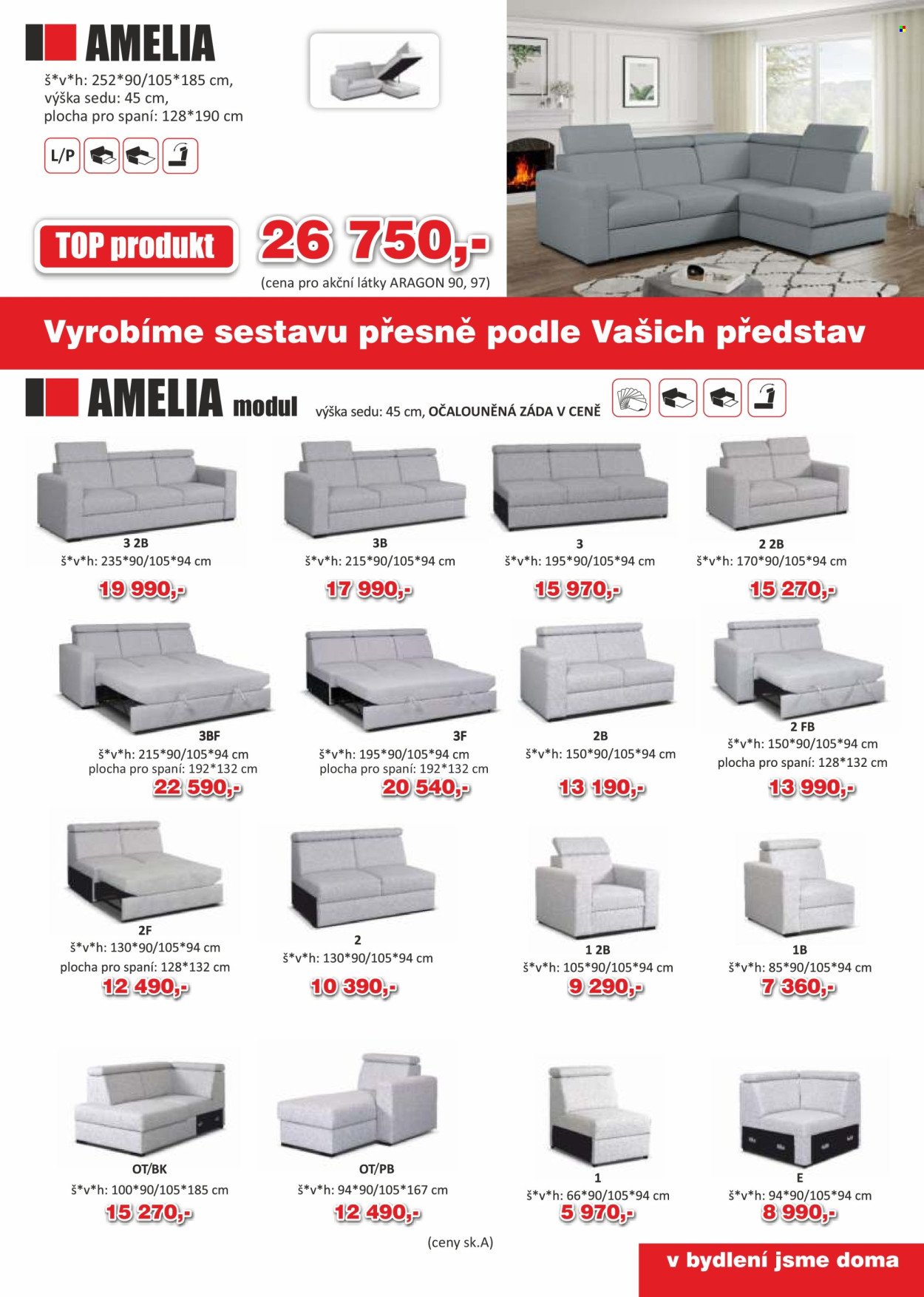 NÁBYTEK JAMALL leták - Od pondělí 5.10.2026
