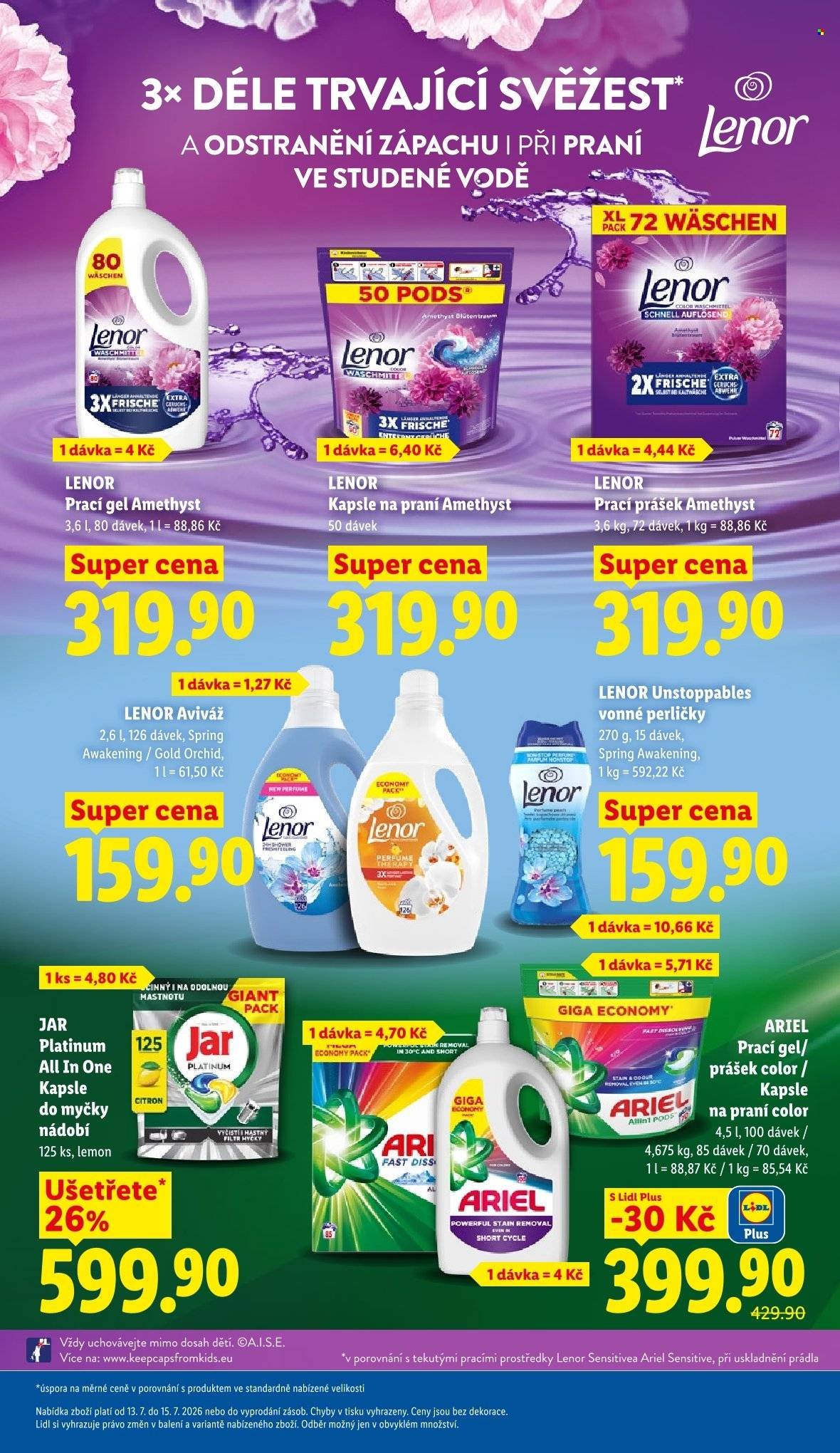 LIDL leták - Od pondělí 13.7.2026