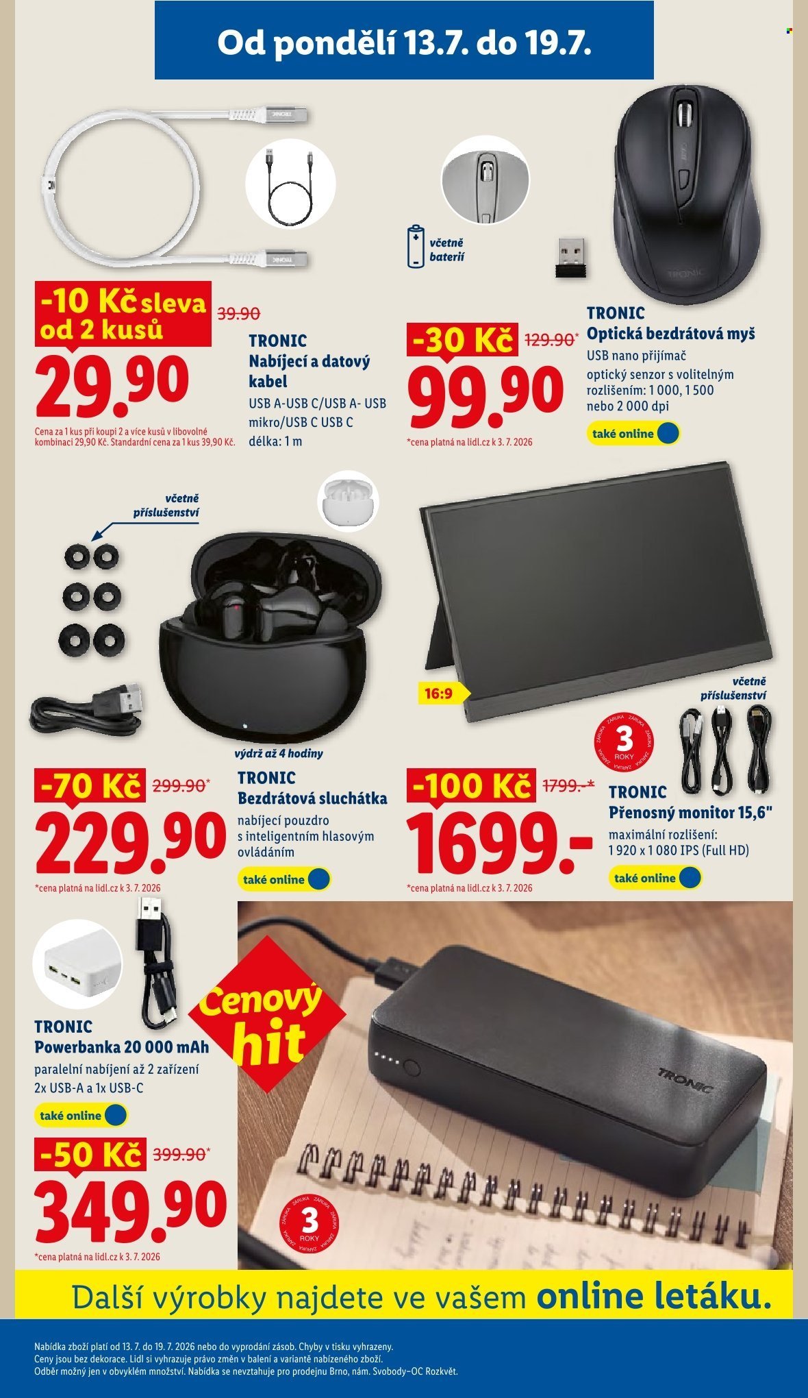 LIDL leták - Od pondělí 13.7.2026