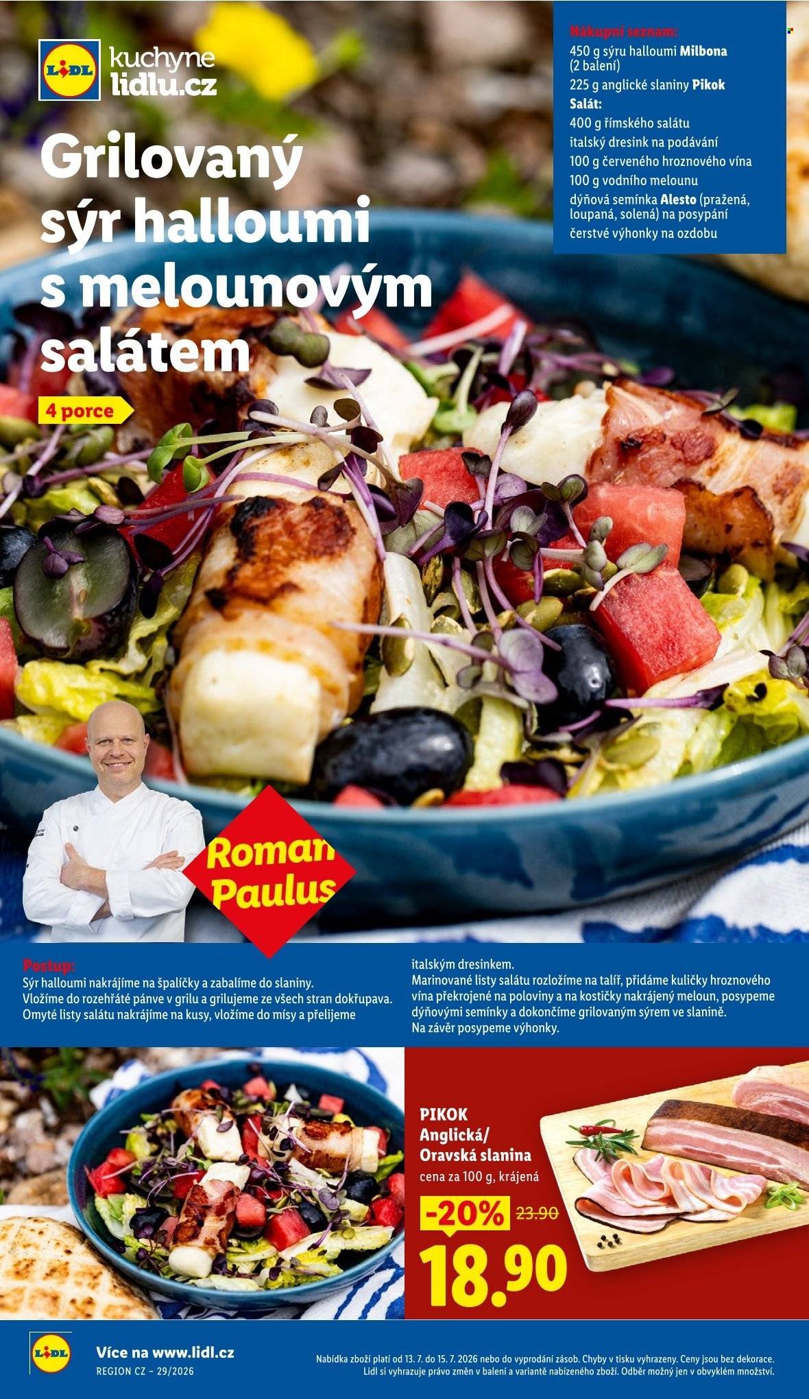 LIDL leták - Od pondělí 13.7.2026