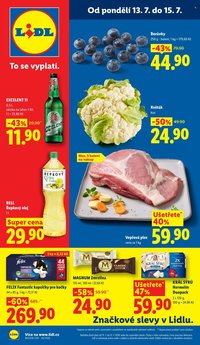 LIDL leták - Od pondělí 13.7.2026