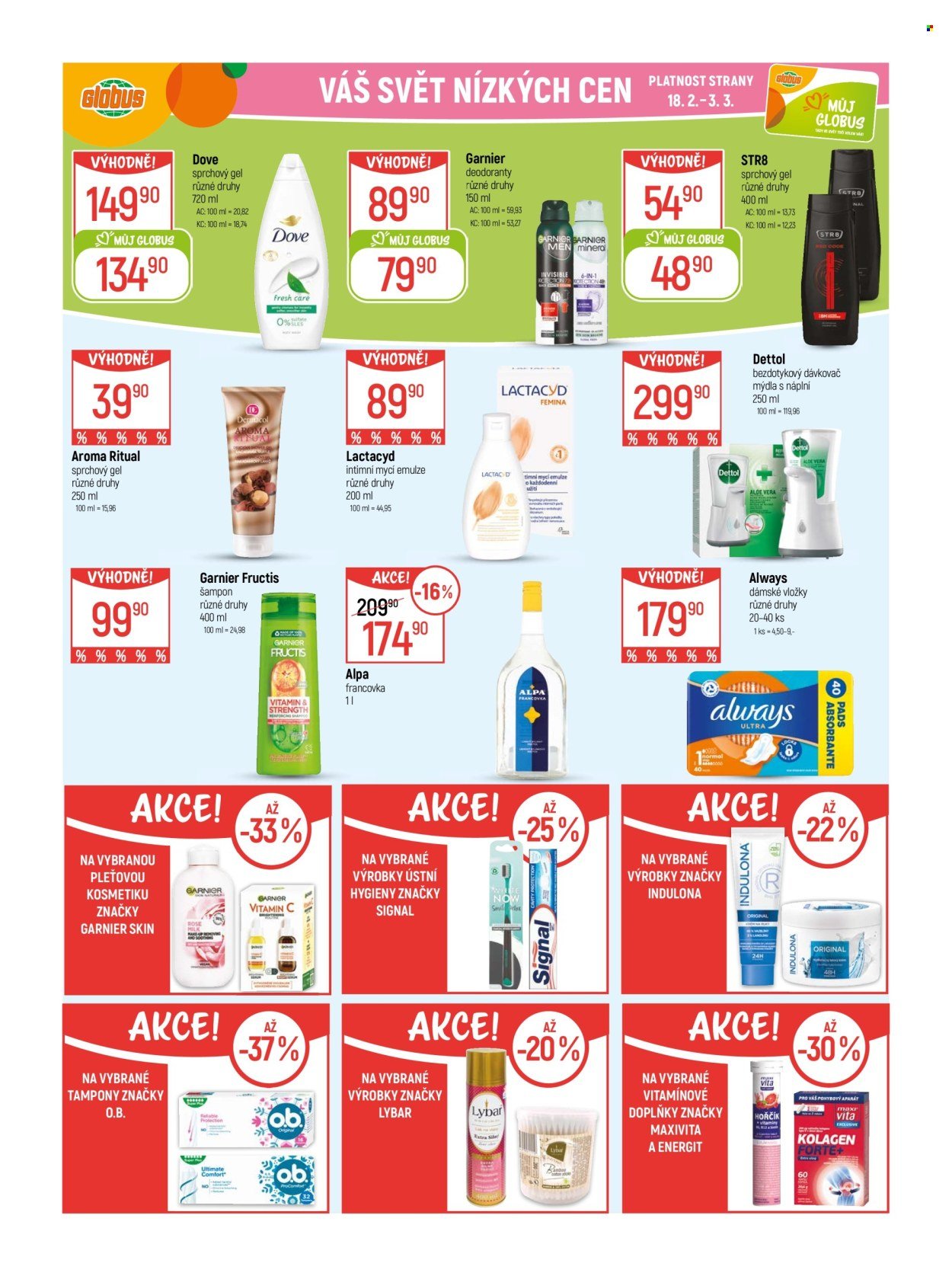 GLOBUS leták - Od středy 18.2.2026 (2026-02-18 - 2026-02-24)