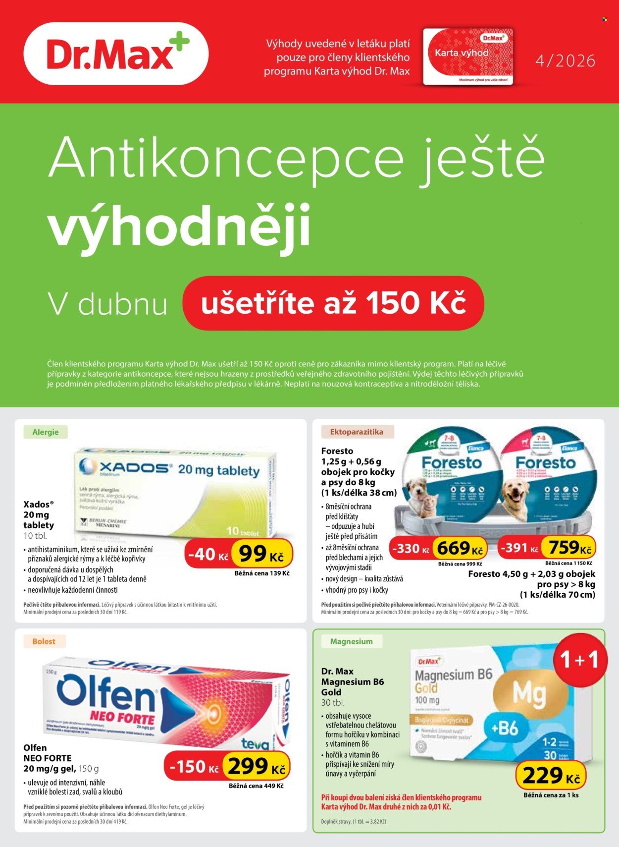 DR. MAX leták - Od středy 1.4.2026 (2026-04-01 - 2026-04-30)