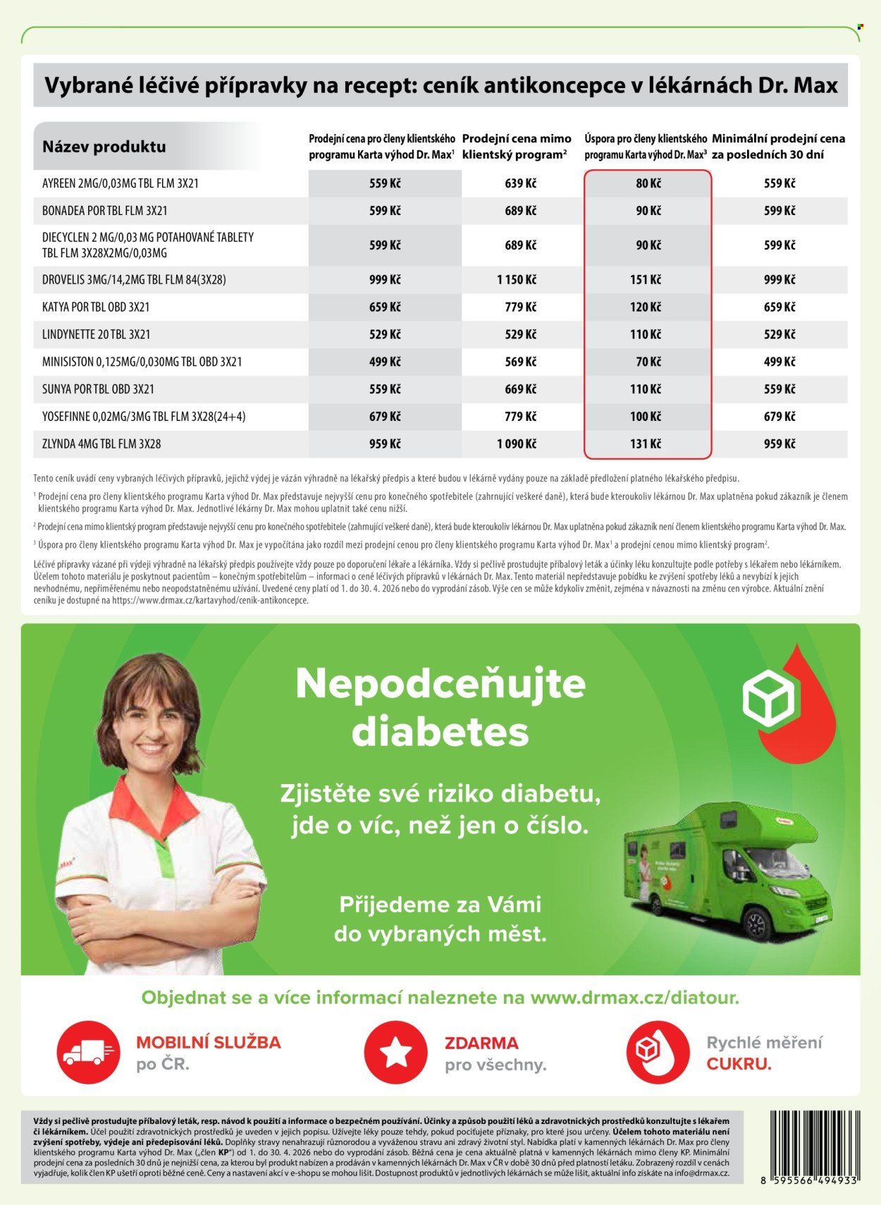DR. MAX leták - Od středy 1.4.2026 (2026-04-01 - 2026-04-30)