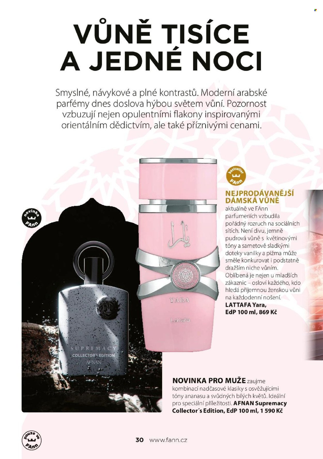 FANN PARFUMERIE leták - Od pondělí 1.9.2025 (2025-09-01 - 2025-10-31)