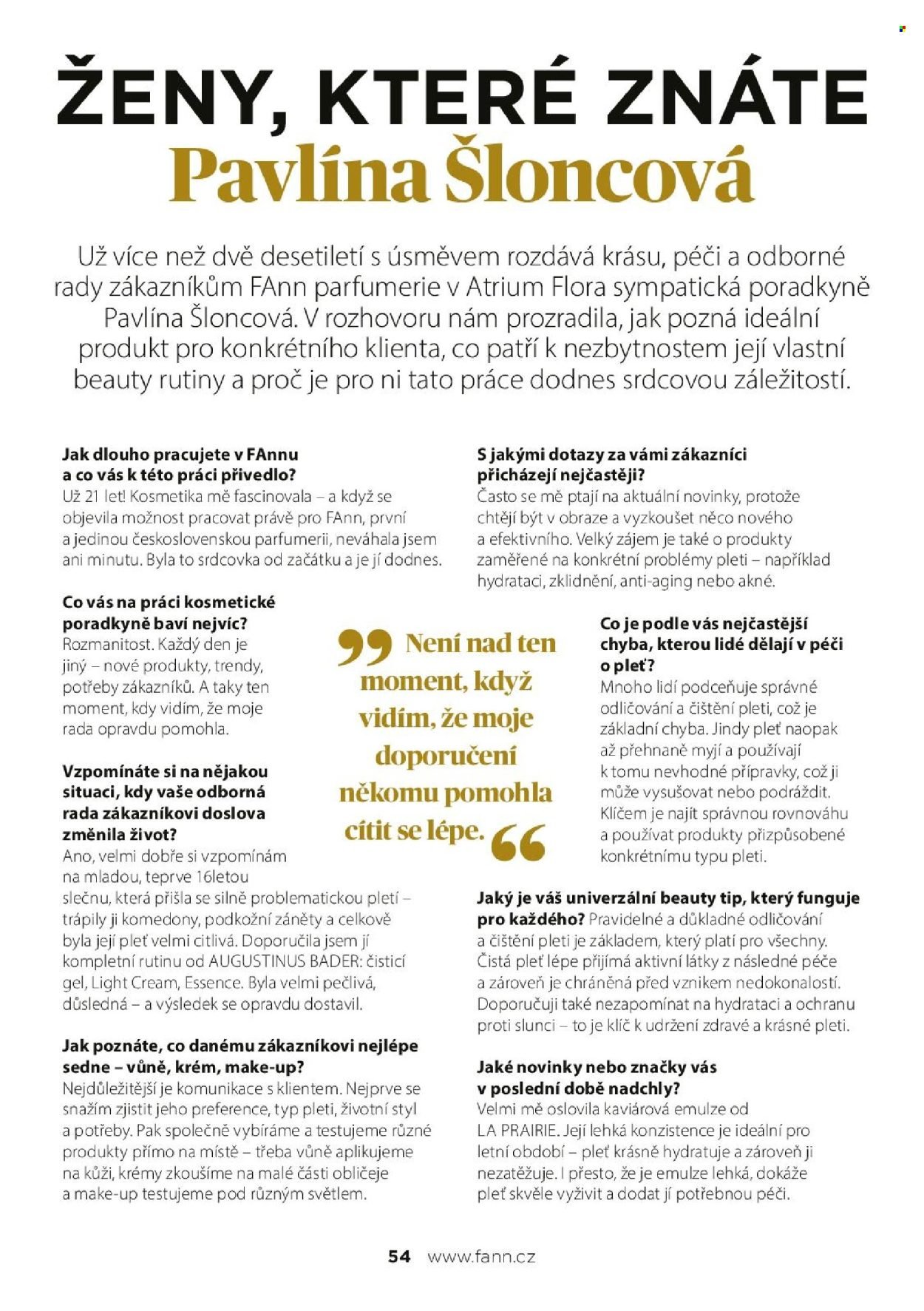 FANN PARFUMERIE leták - Od pondělí 1.9.2025 (2025-09-01 - 2025-10-31)