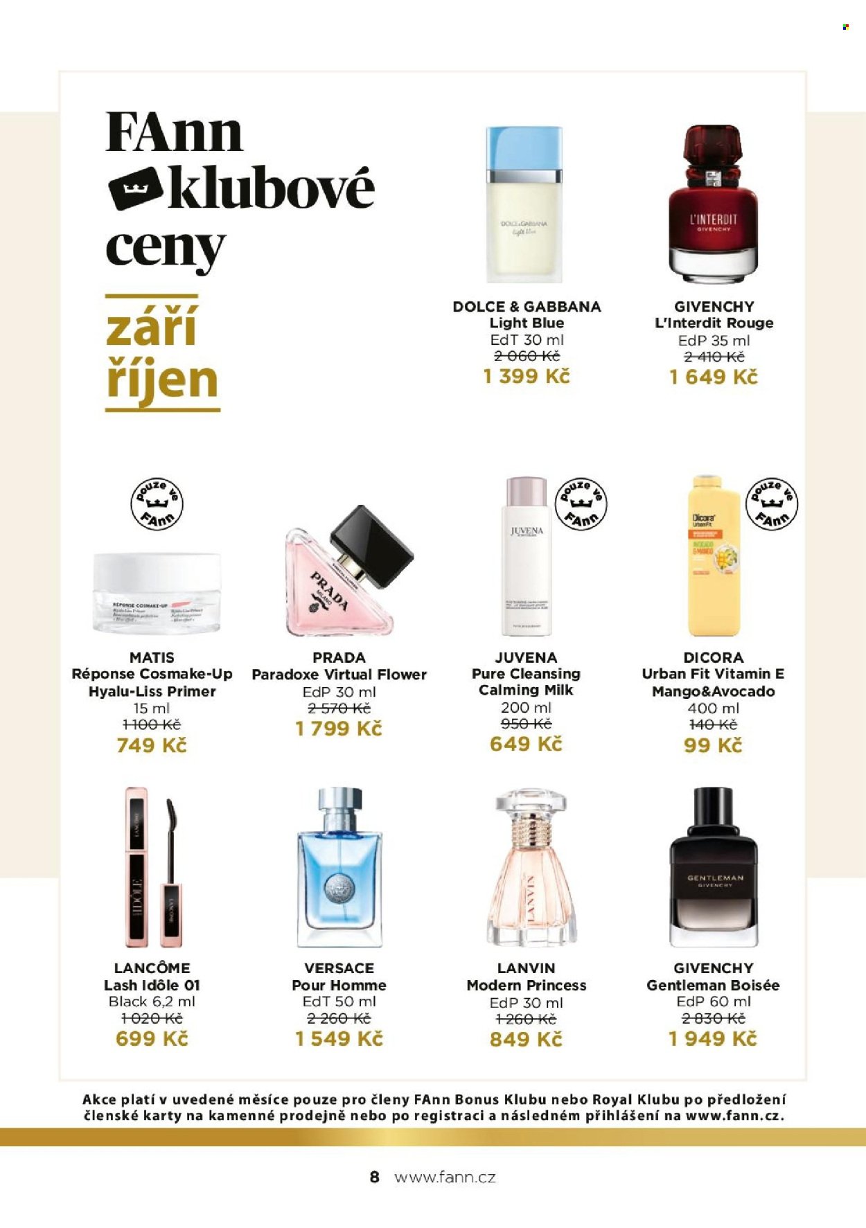 FANN PARFUMERIE leták - Od pondělí 1.9.2025 (2025-09-01 - 2025-10-31)