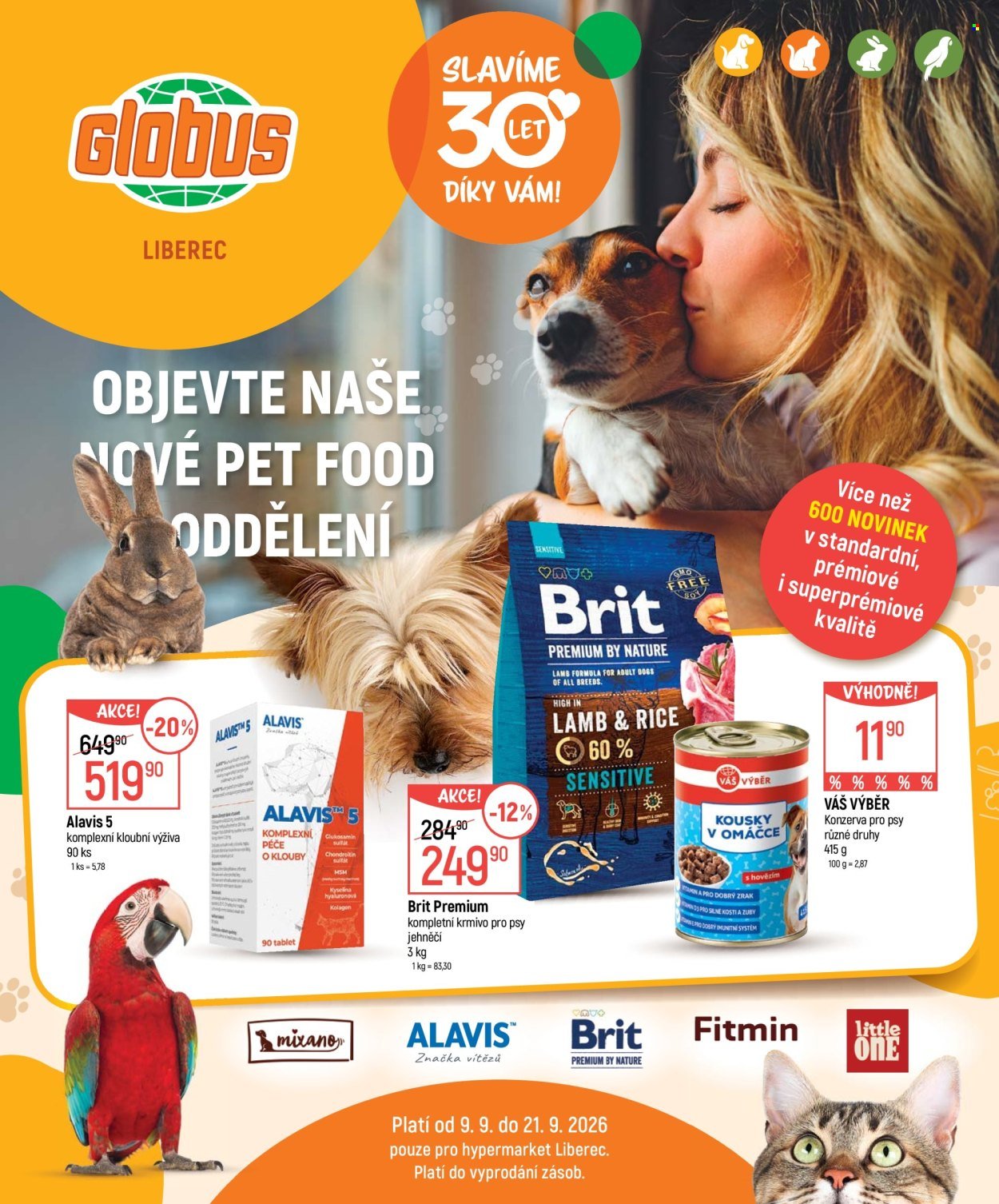 GLOBUS leták - Od středy 9.9.2026